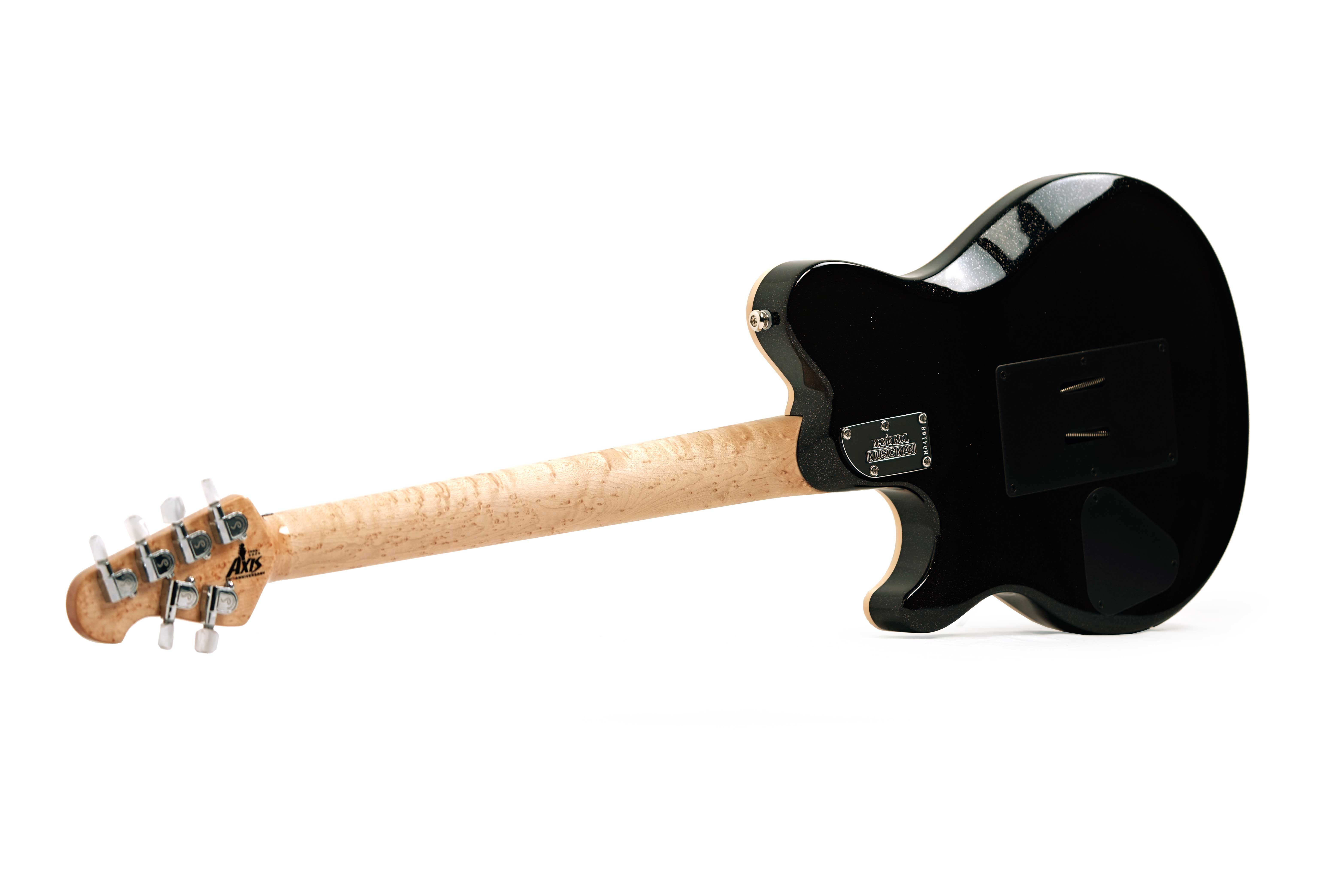 Music Man 30th Anniversary Axis Translucent Black Quilt/Black Sparkle Back #H04168