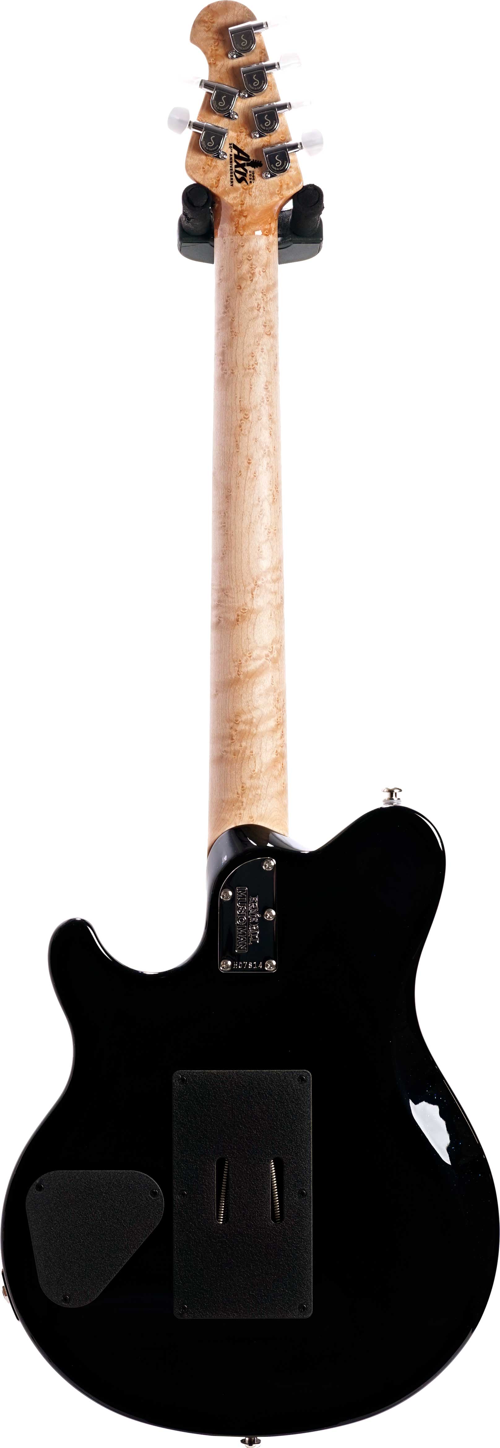 Music Man 30th Anniversary Axis Translucent Blue Quilt/Black Blue Sparkle Back #H07814