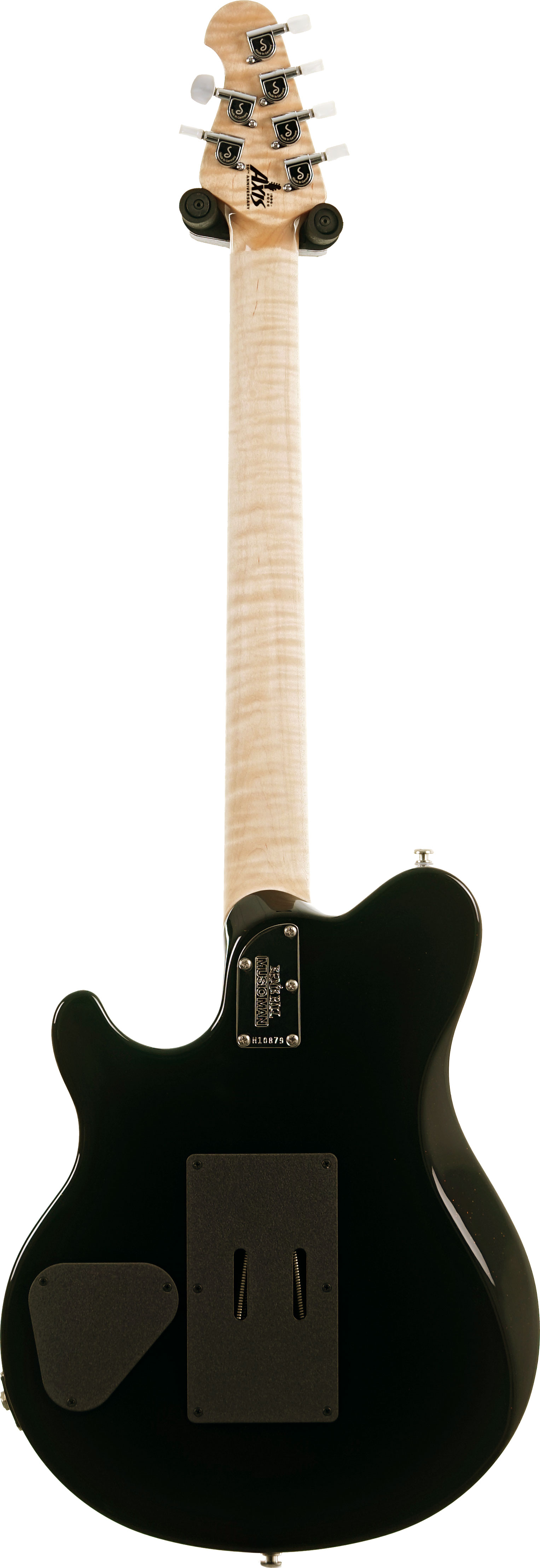 Music Man 30th Anniversary Axis Translucent Gold Quilt / Black Gold Sparkle Back #H10879