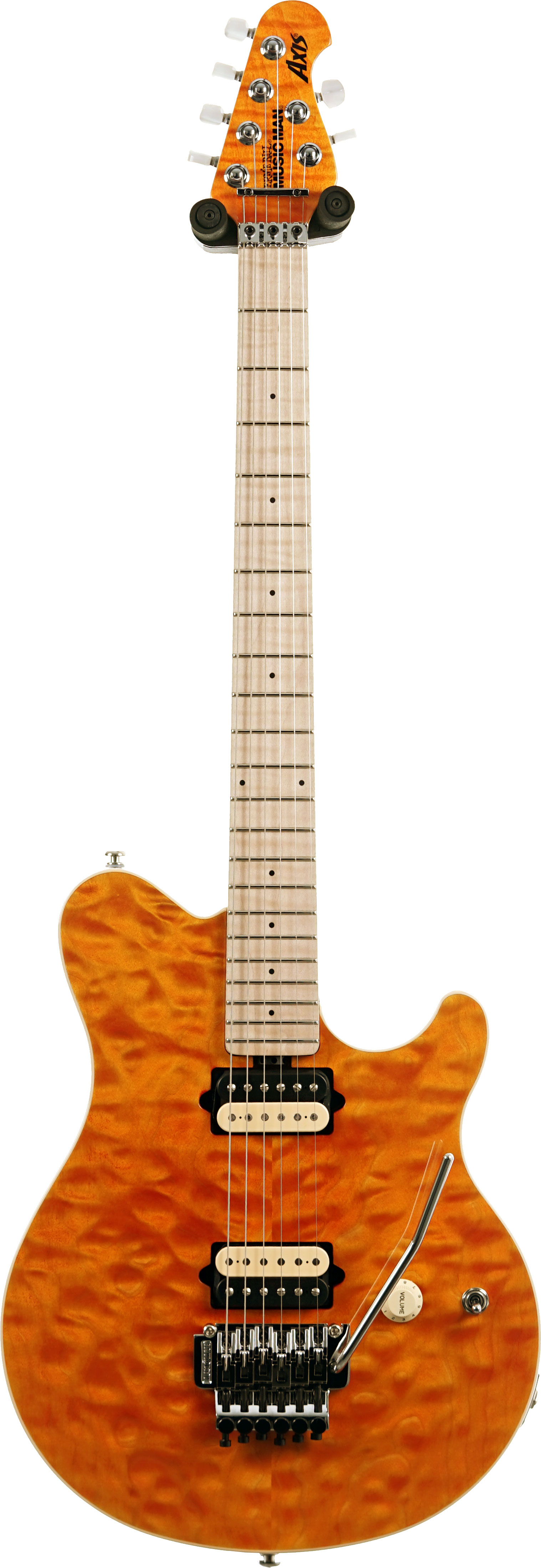 Music Man 30th Anniversary Axis Translucent Gold Quilt / Black Gold Sparkle Back #H10879