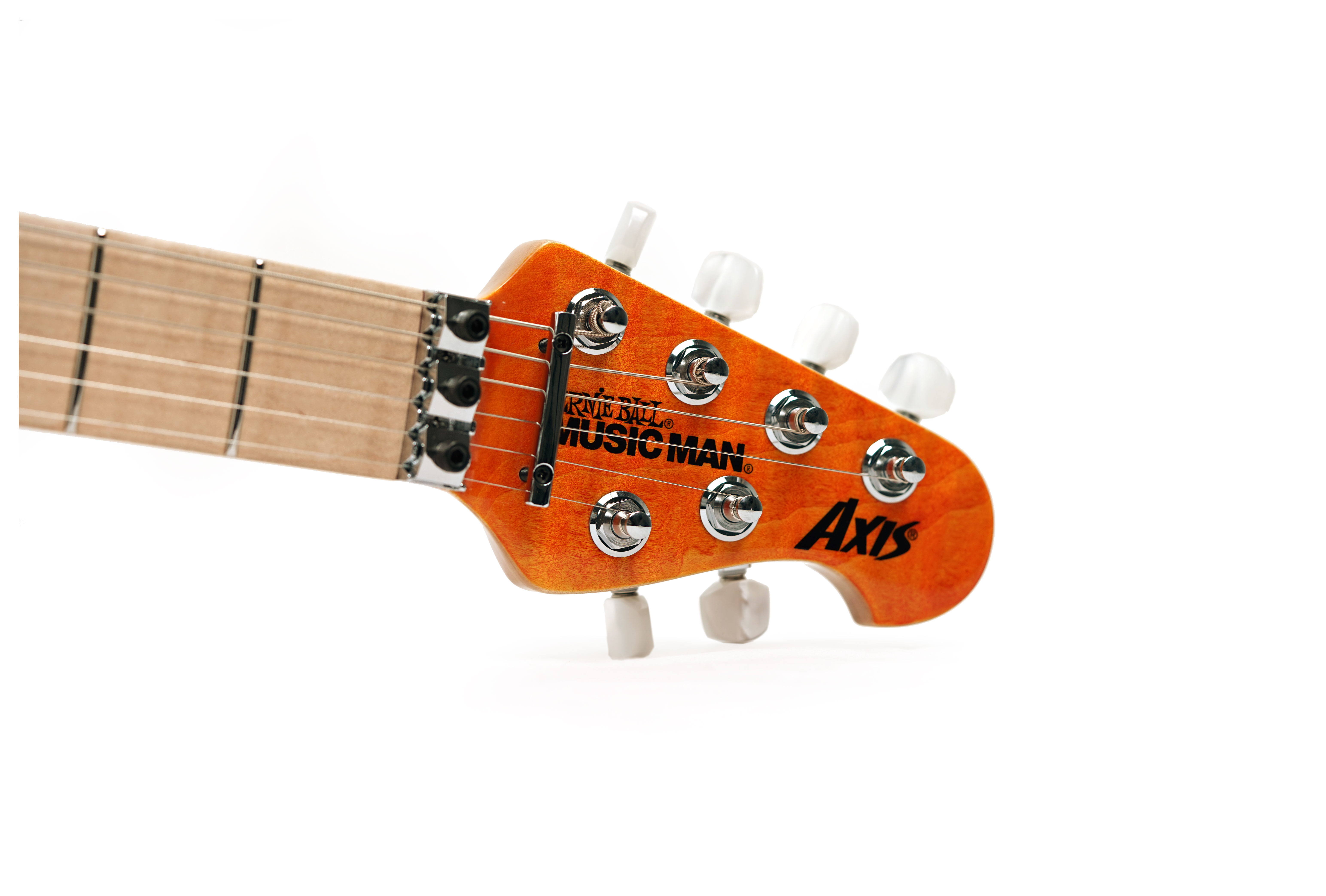 Music Man 30th Anniversary Axis Translucent Gold Quilt / Black Gold Sparkle Back #H10879