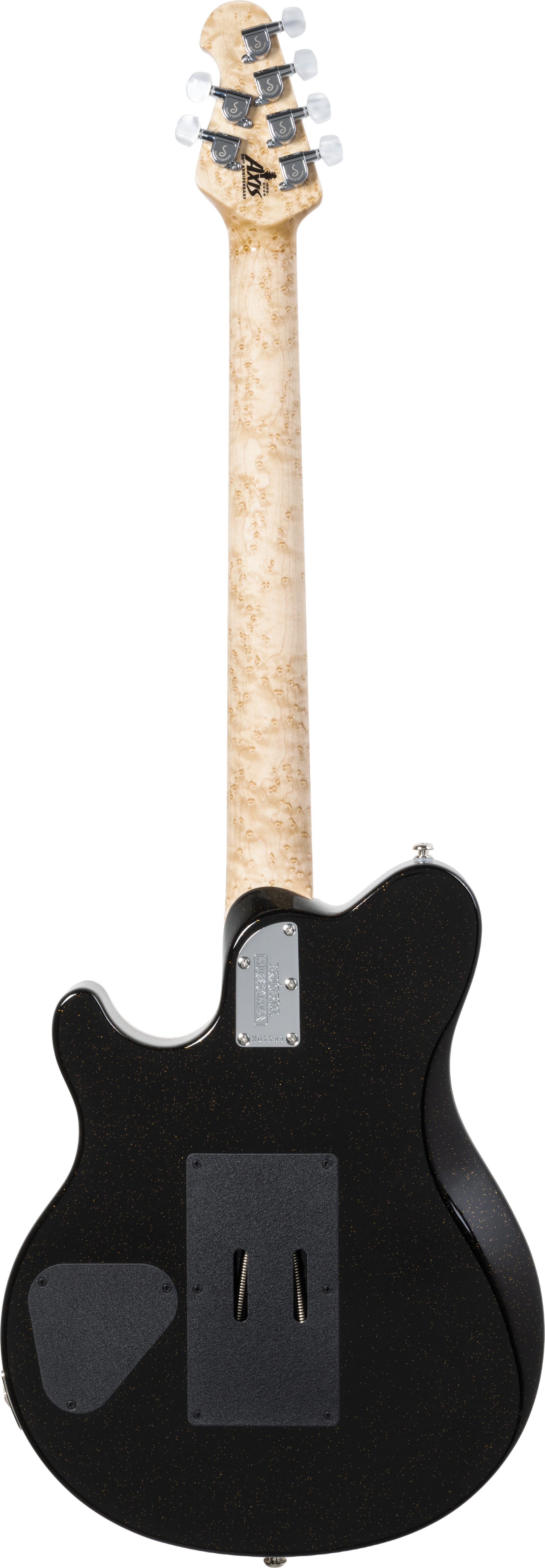 Music Man 30th Anniversary Axis Translucent Gold Quilt/Black Gold Sparkle Back