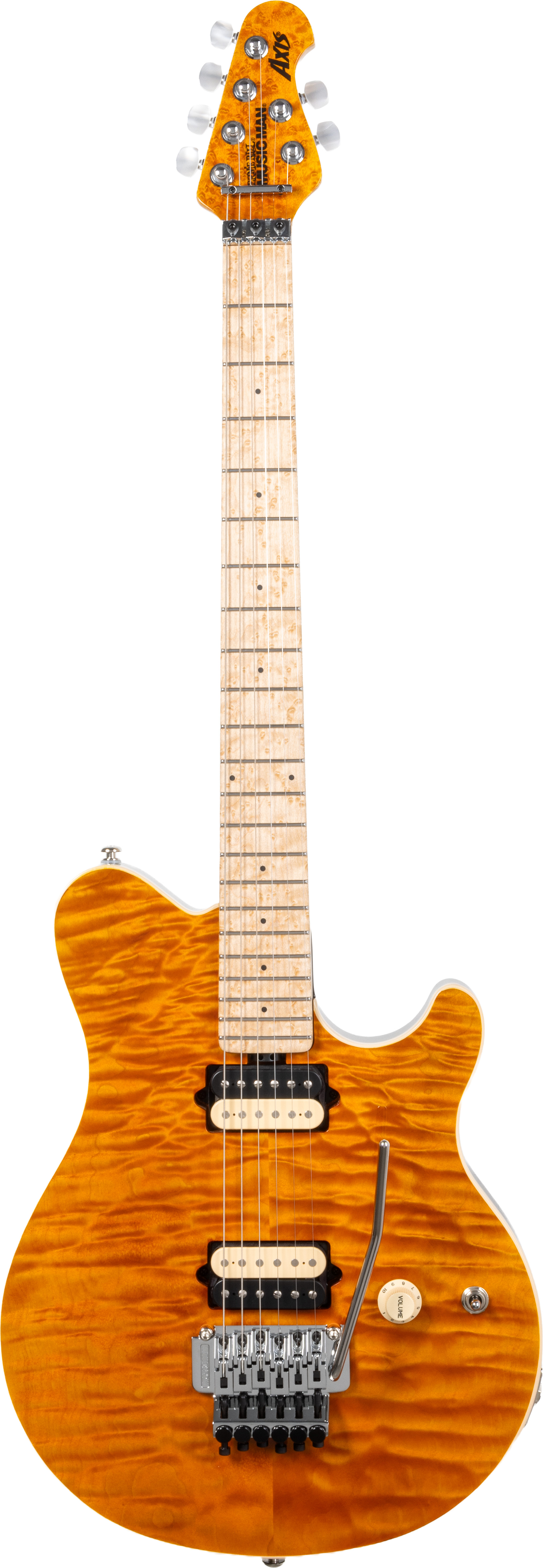 Music Man 30th Anniversary Axis Translucent Gold Quilt/Black Gold Sparkle Back