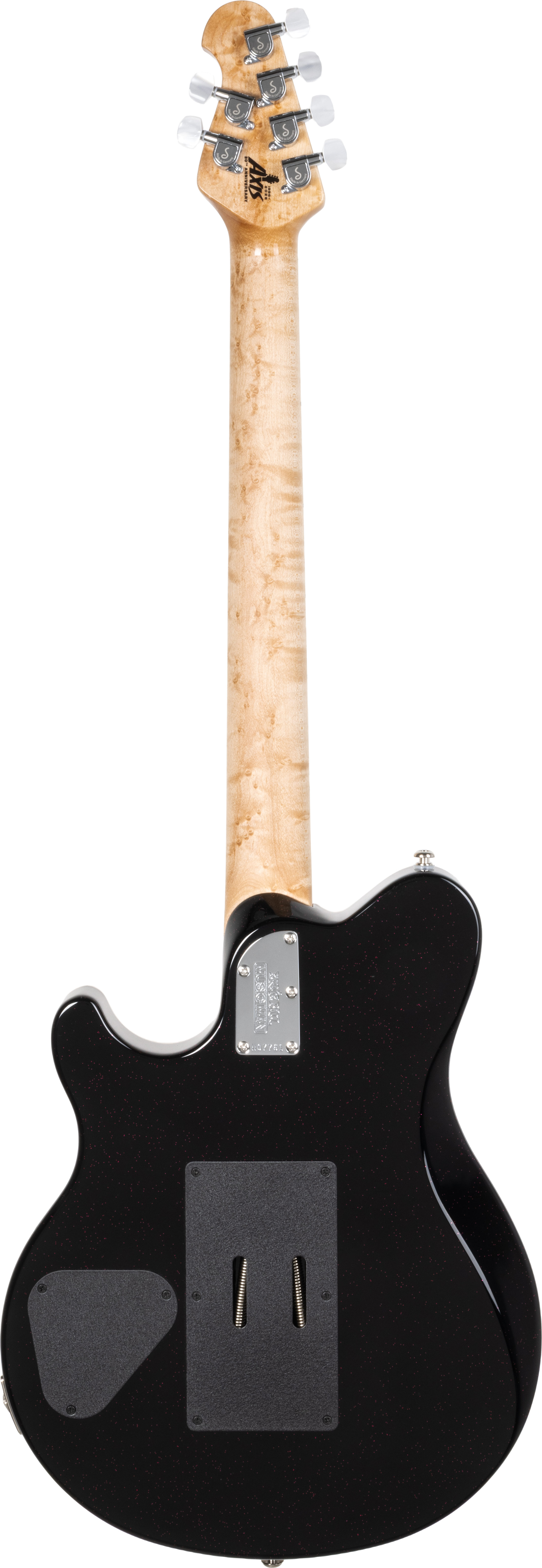 Music Man 30th Anniversary Axis Translucent Pink Quilt/Black Pink Sparkle Back
