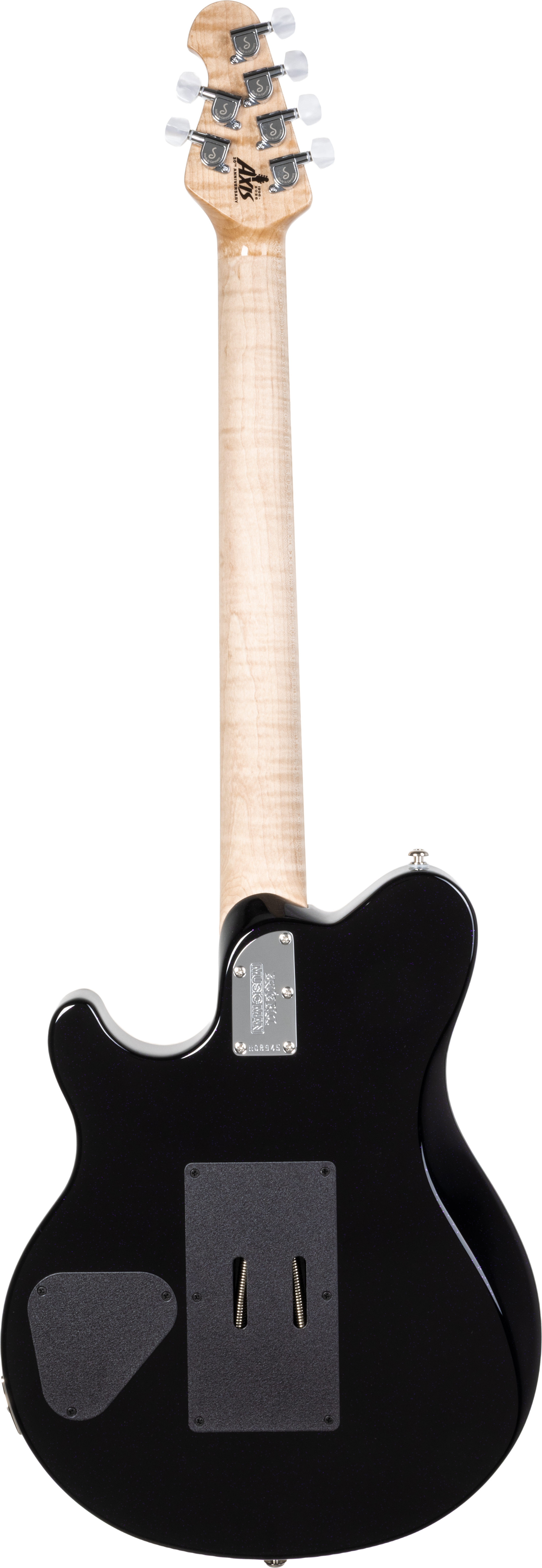 Music Man 30th Anniversary Axis Translucent Purple Quilt/Black Purple Sparkle Back