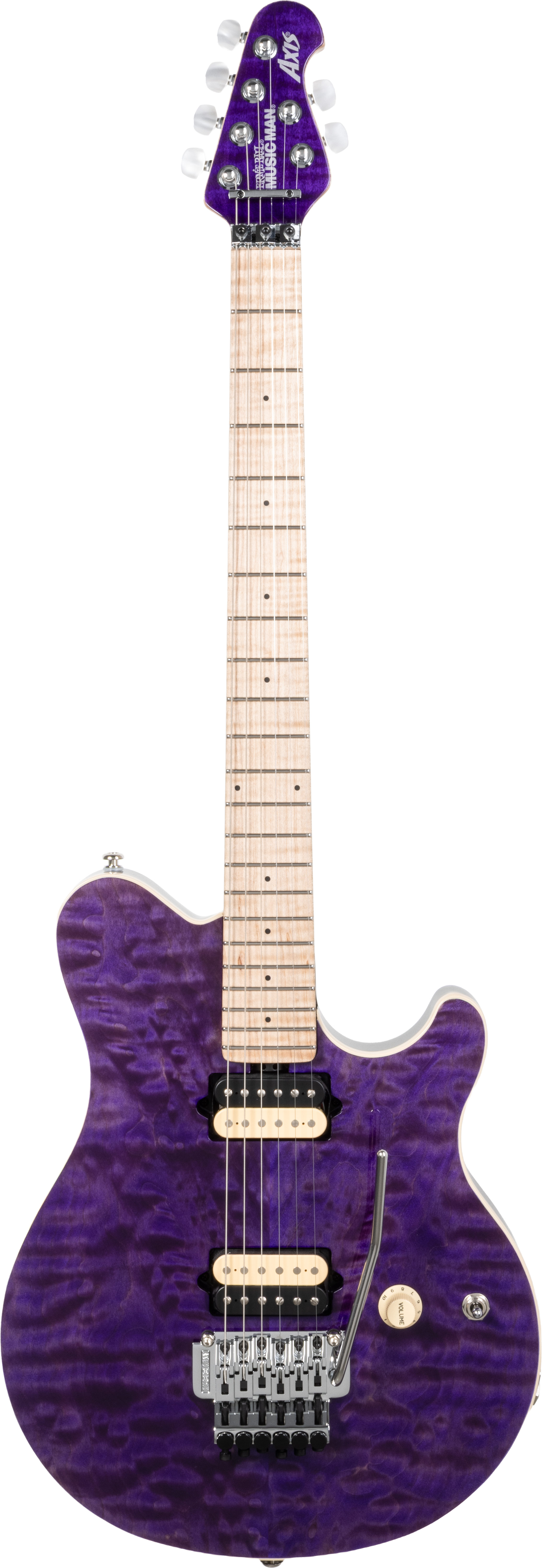 Music Man 30th Anniversary Axis Translucent Purple Quilt/Black Purple Sparkle Back