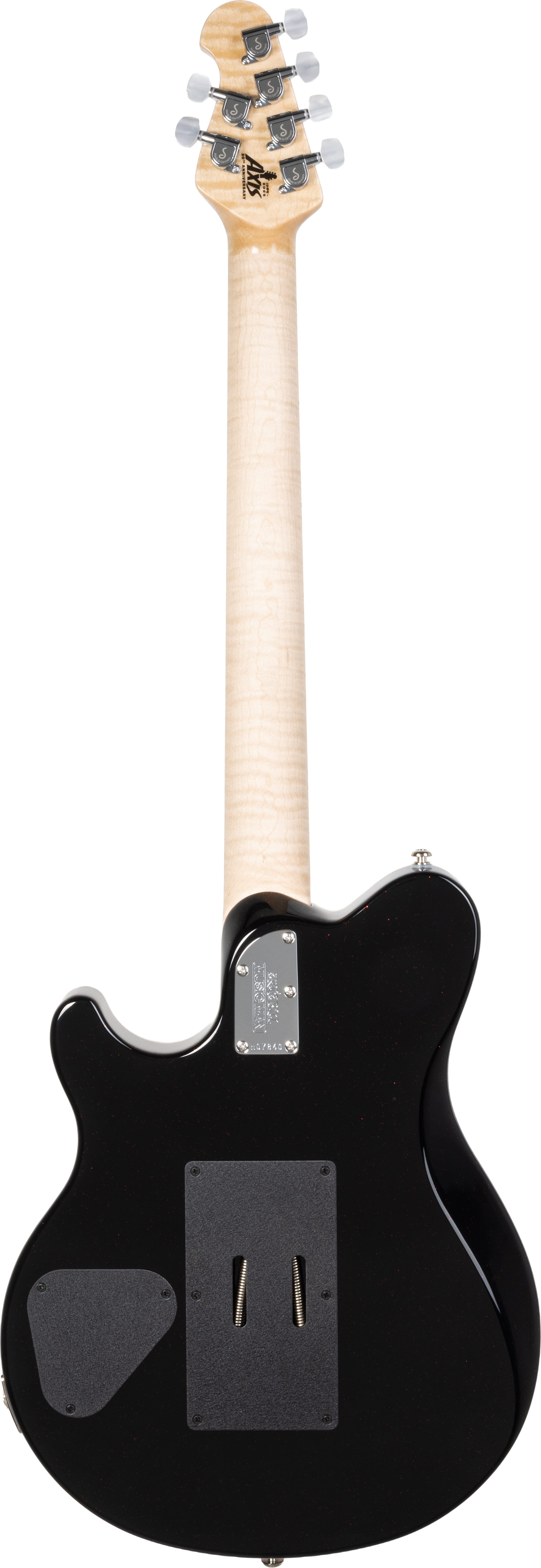Music Man 30th Anniversary Axis Translucent Red Quilt/Black Red Sparkle Back