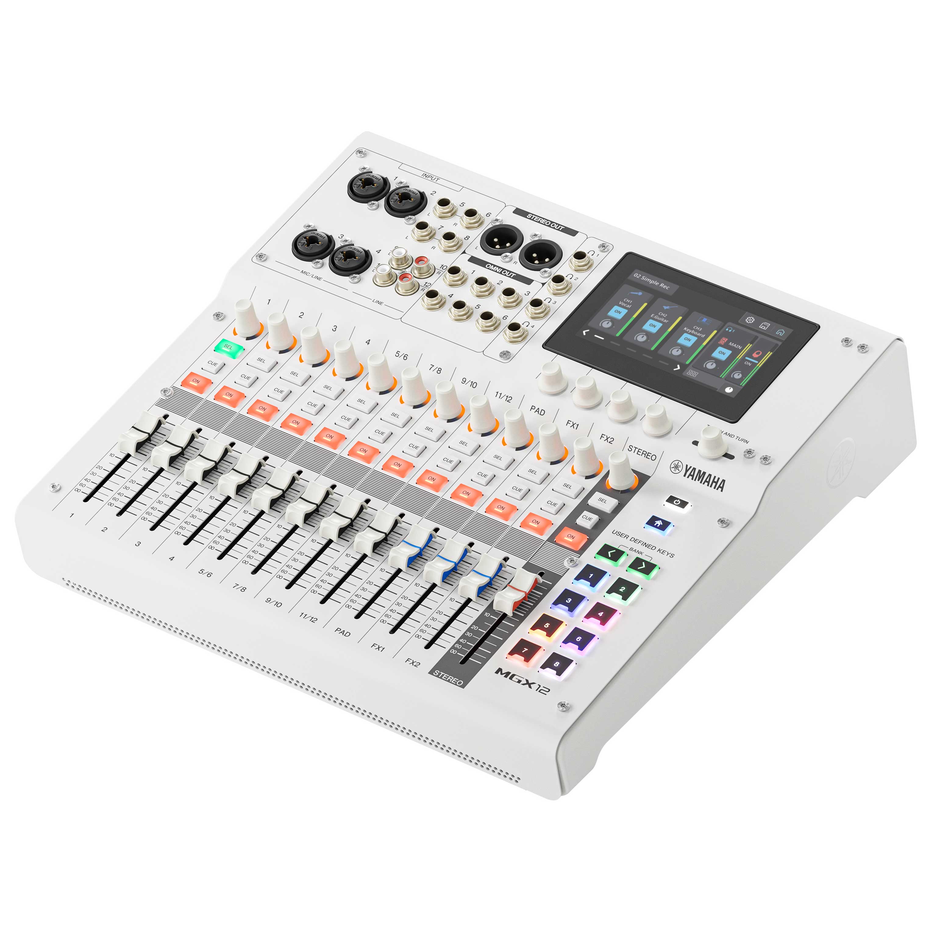 Yamaha MGX12W White Digital Mixing Console