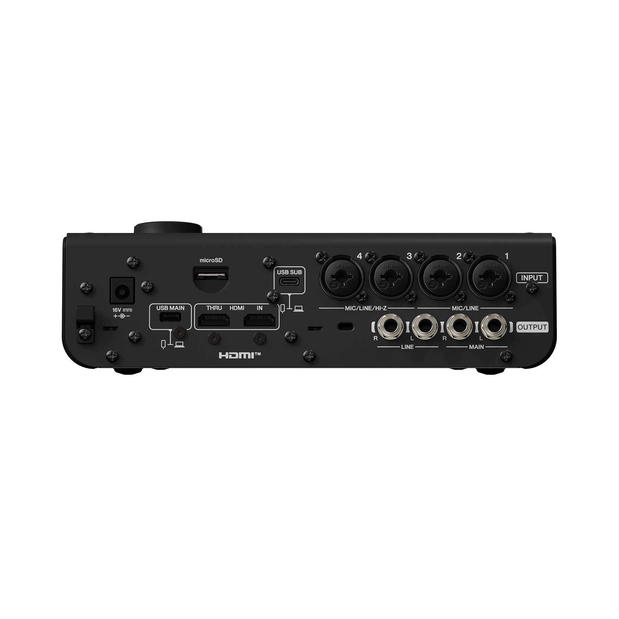 Yamaha URX44V Black Audio/Video Interface