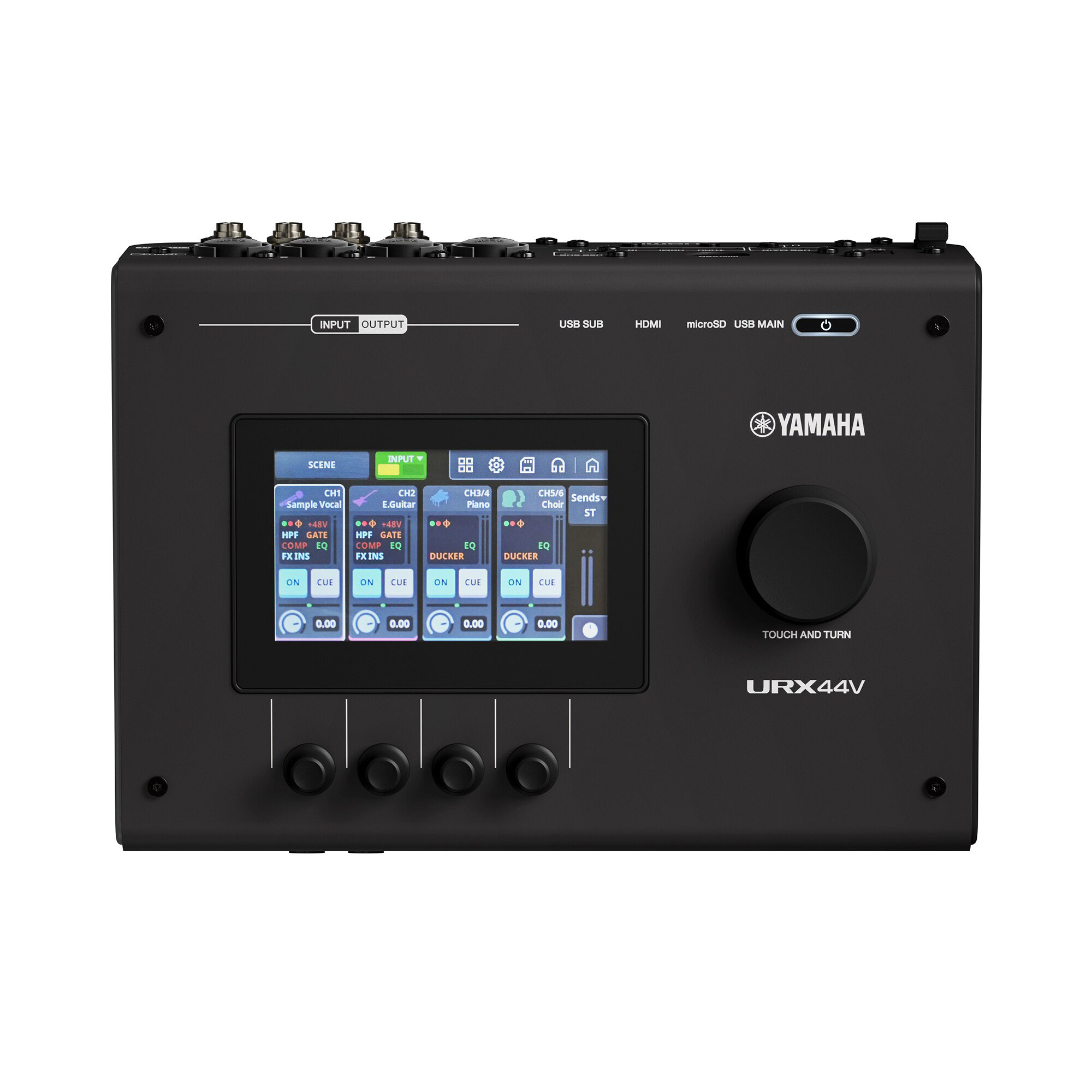 Yamaha URX44V Black Audio/Video Interface