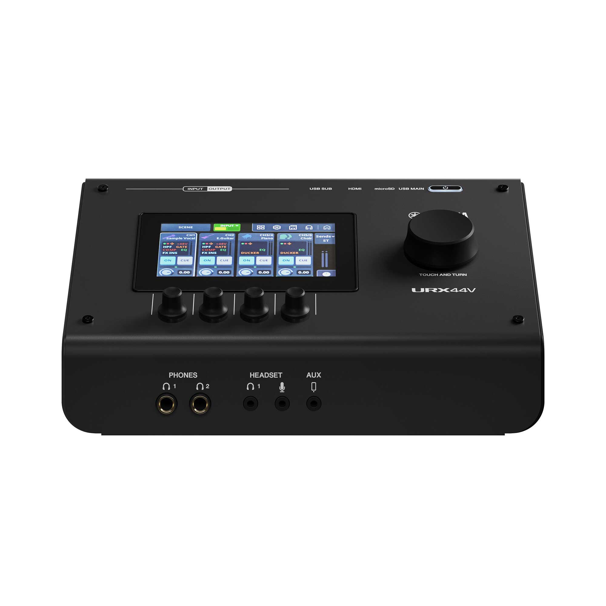 Yamaha URX44V Black Audio/Video Interface