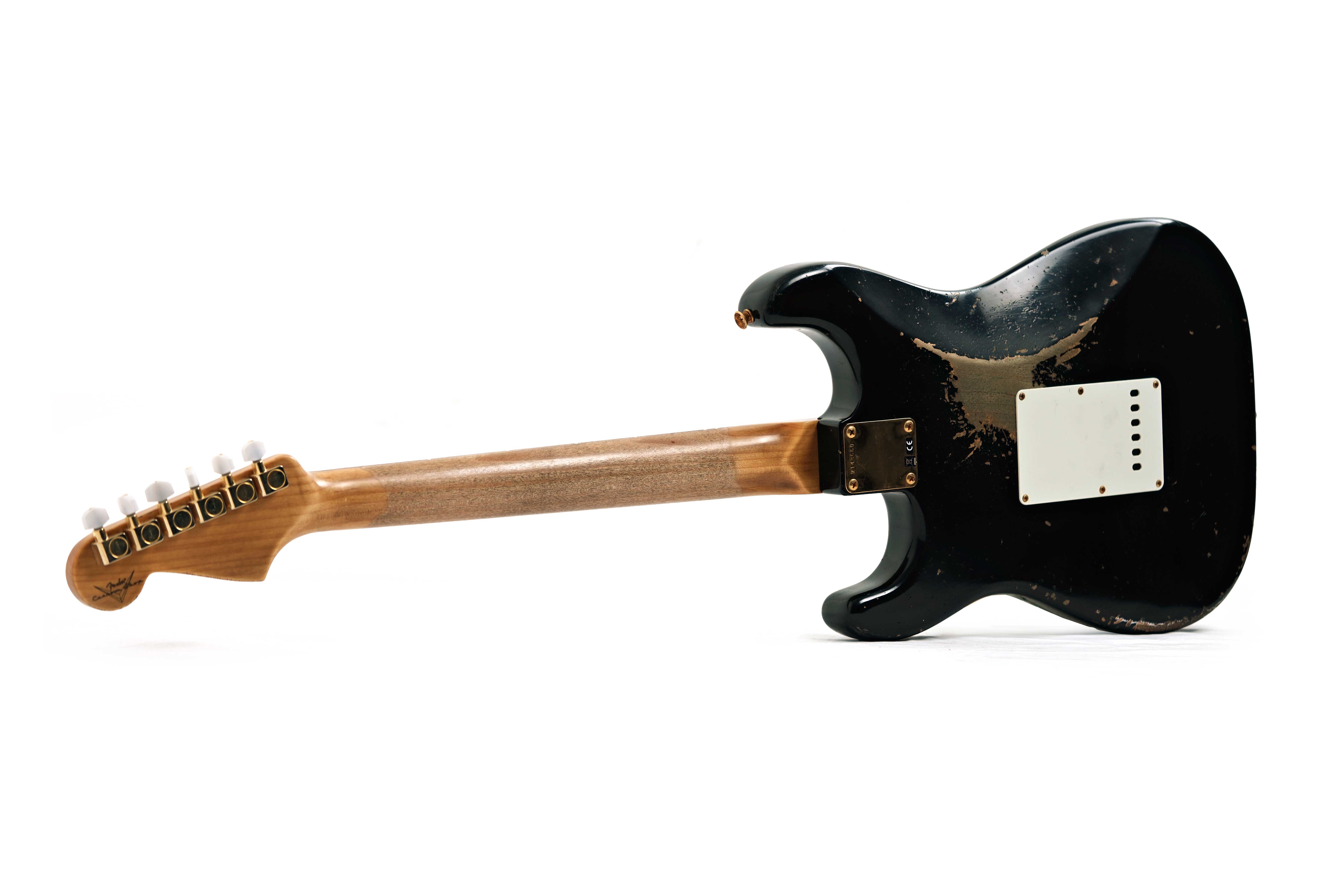 Fender Custom Shop 1961 Stratocaster Heavy Relic Black Gold Hardware #R148660