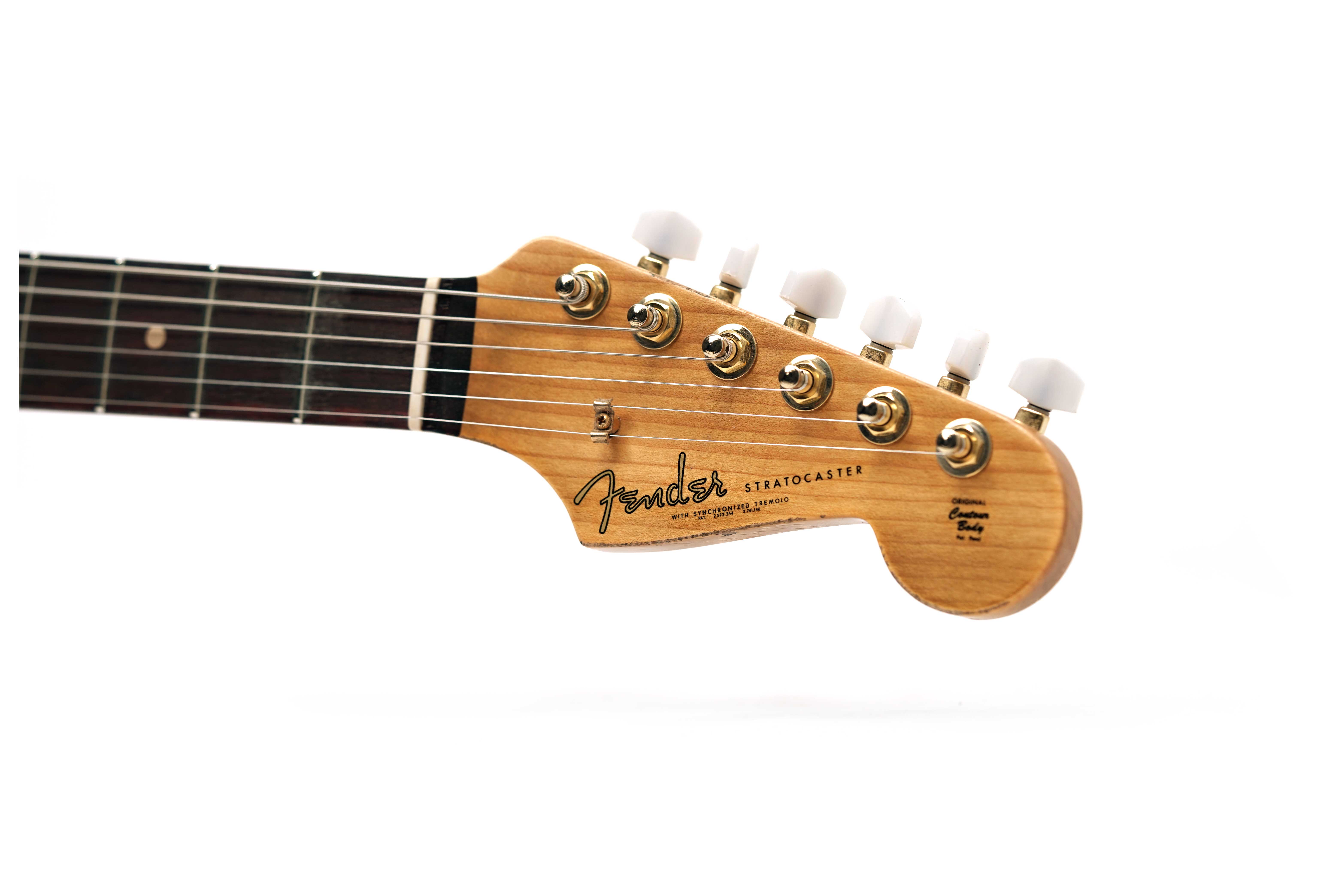 Fender Custom Shop 1961 Stratocaster Heavy Relic Black Gold Hardware #R148660