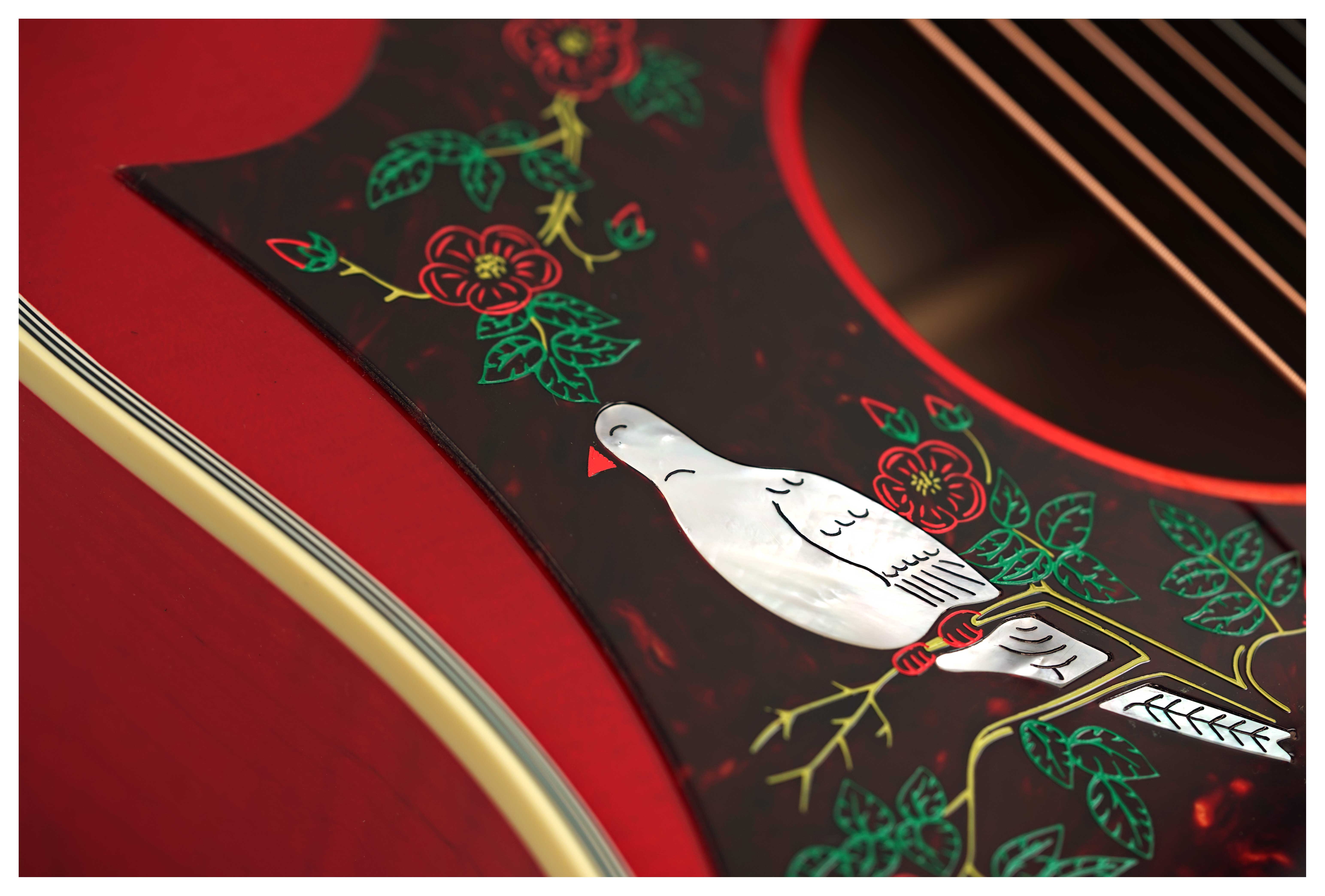 Gibson Dove Original Double Pickguard Vintage Cherry Sunburst #22885042