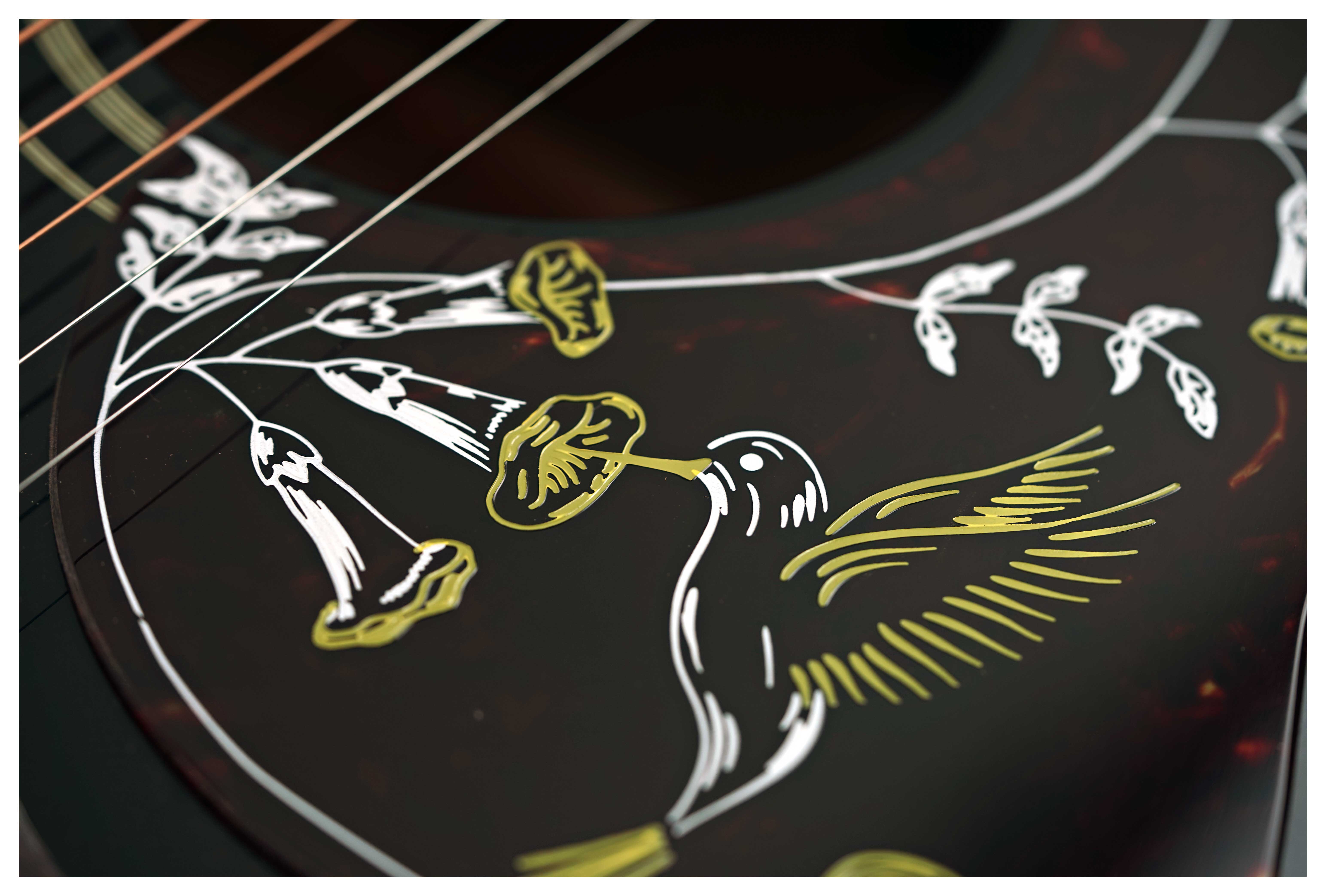 Gibson Hummingbird Torch Ebony Gloss #23045017