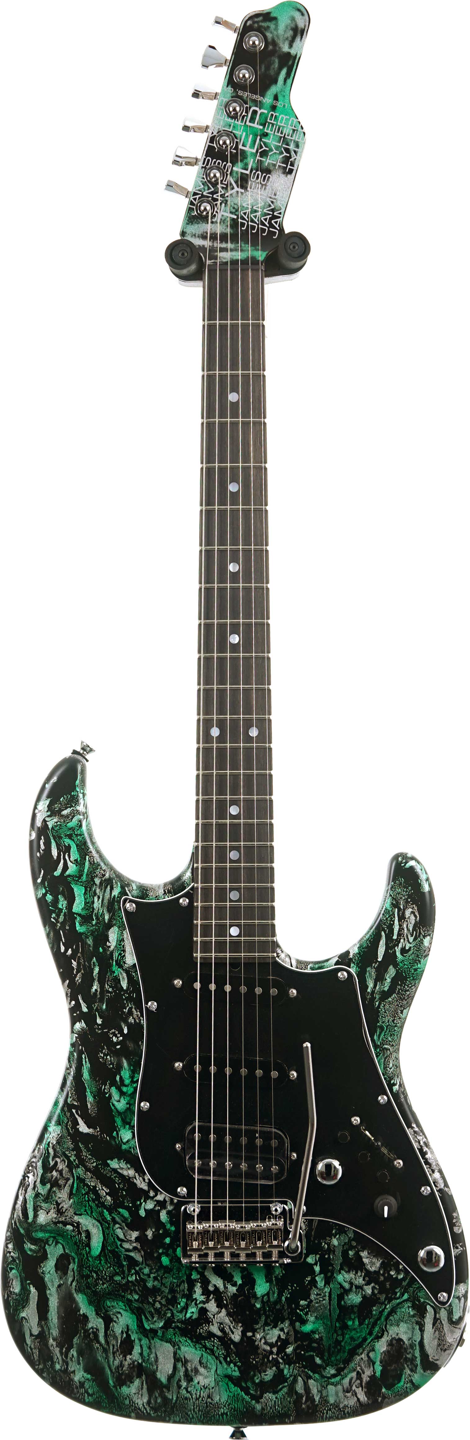 Tyler Studio Elite HDX Black and Green Schmear #25781