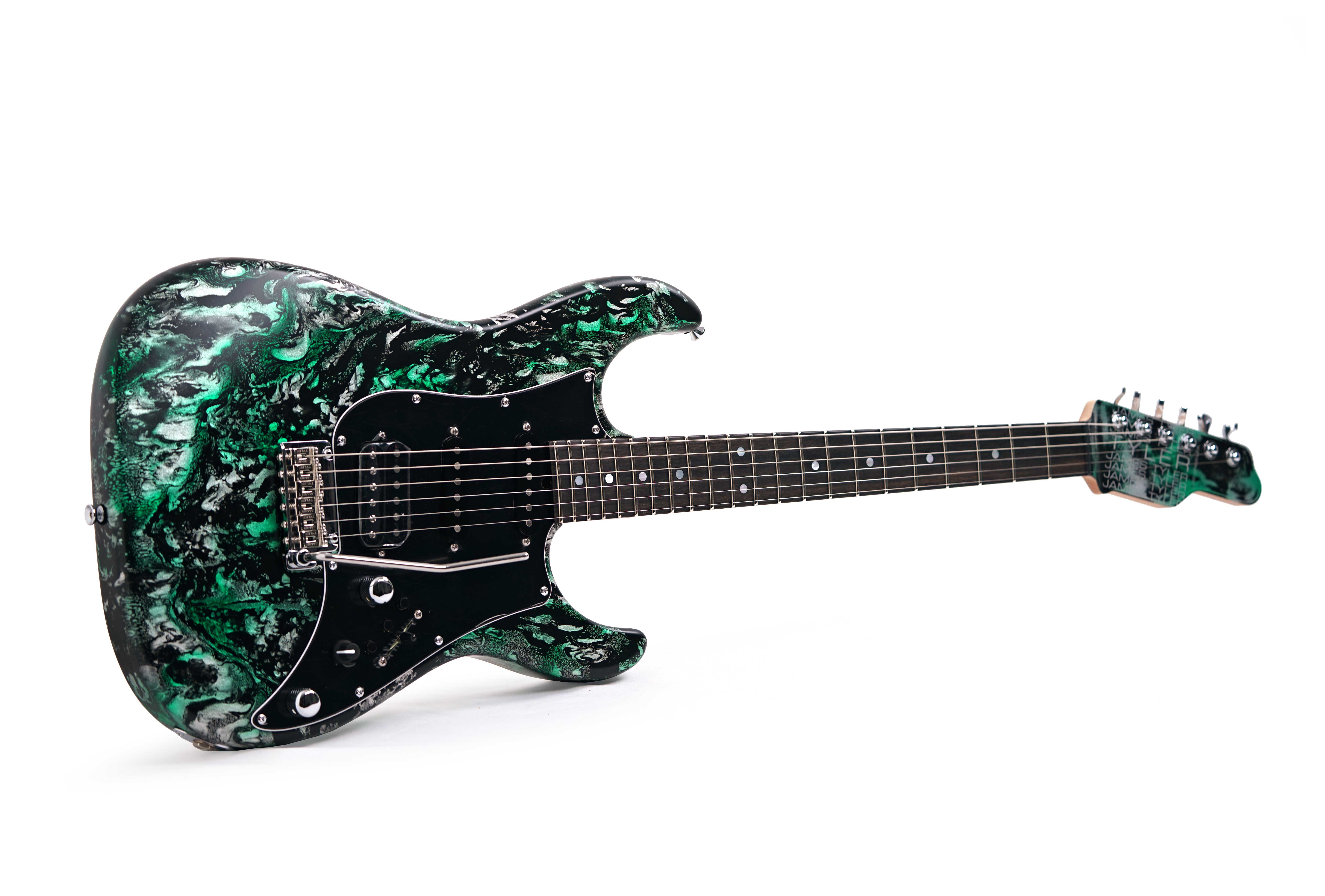 Tyler Studio Elite HDX Black and Green Schmear #25781