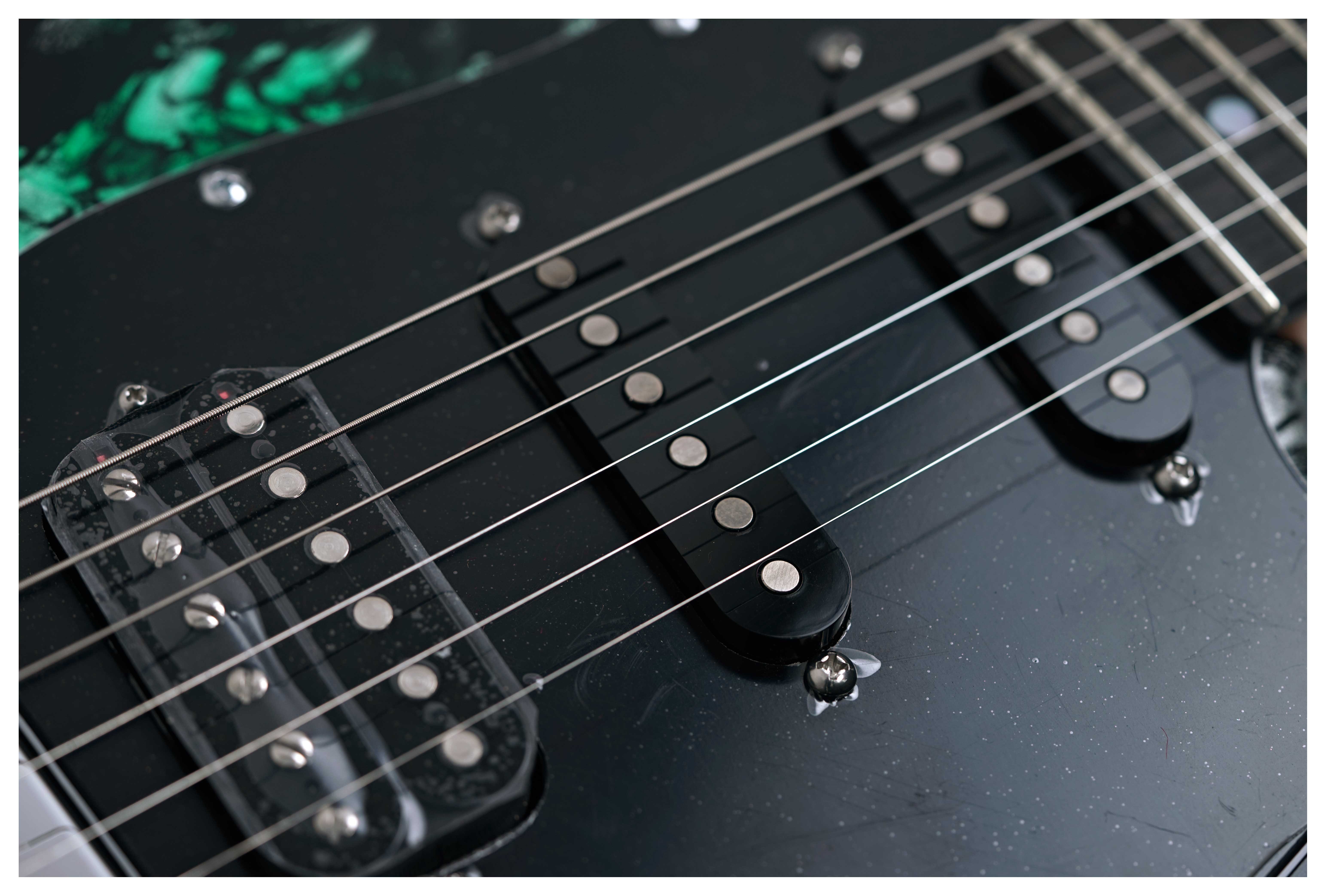 Tyler Studio Elite HDX Black and Green Schmear #25781