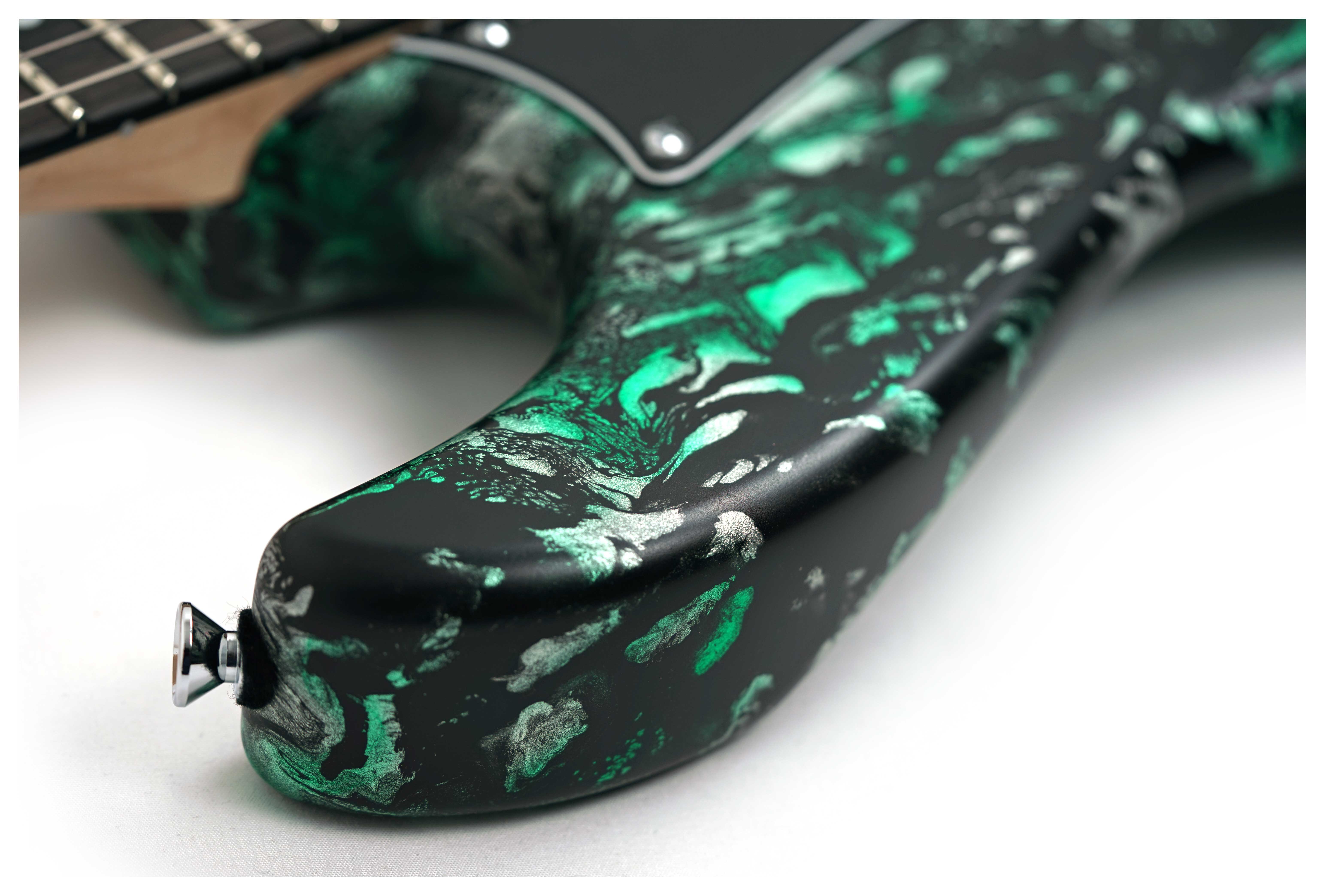 Tyler Studio Elite HDX Black and Green Schmear #25781