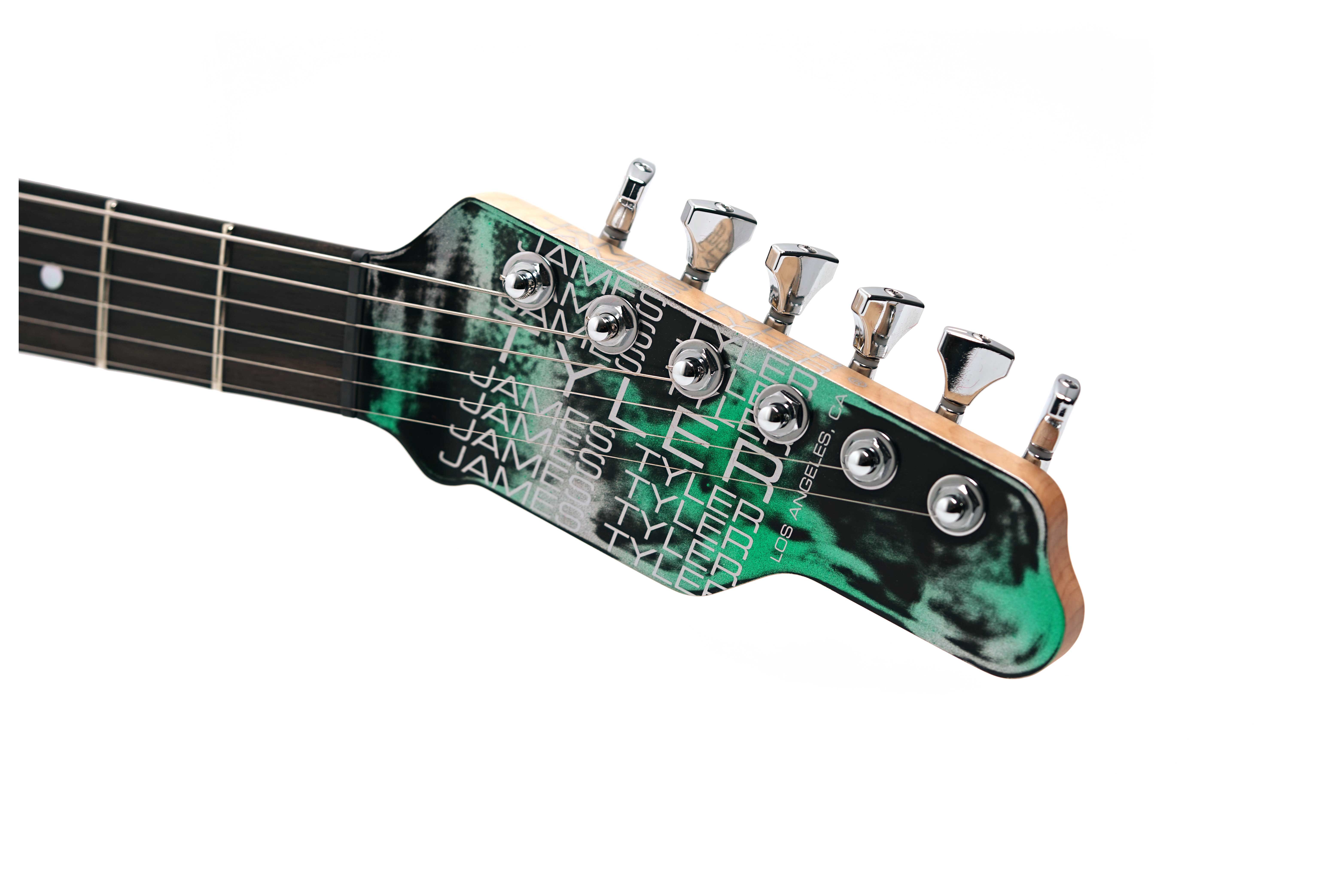 Tyler Studio Elite HDX Black and Green Schmear #25781