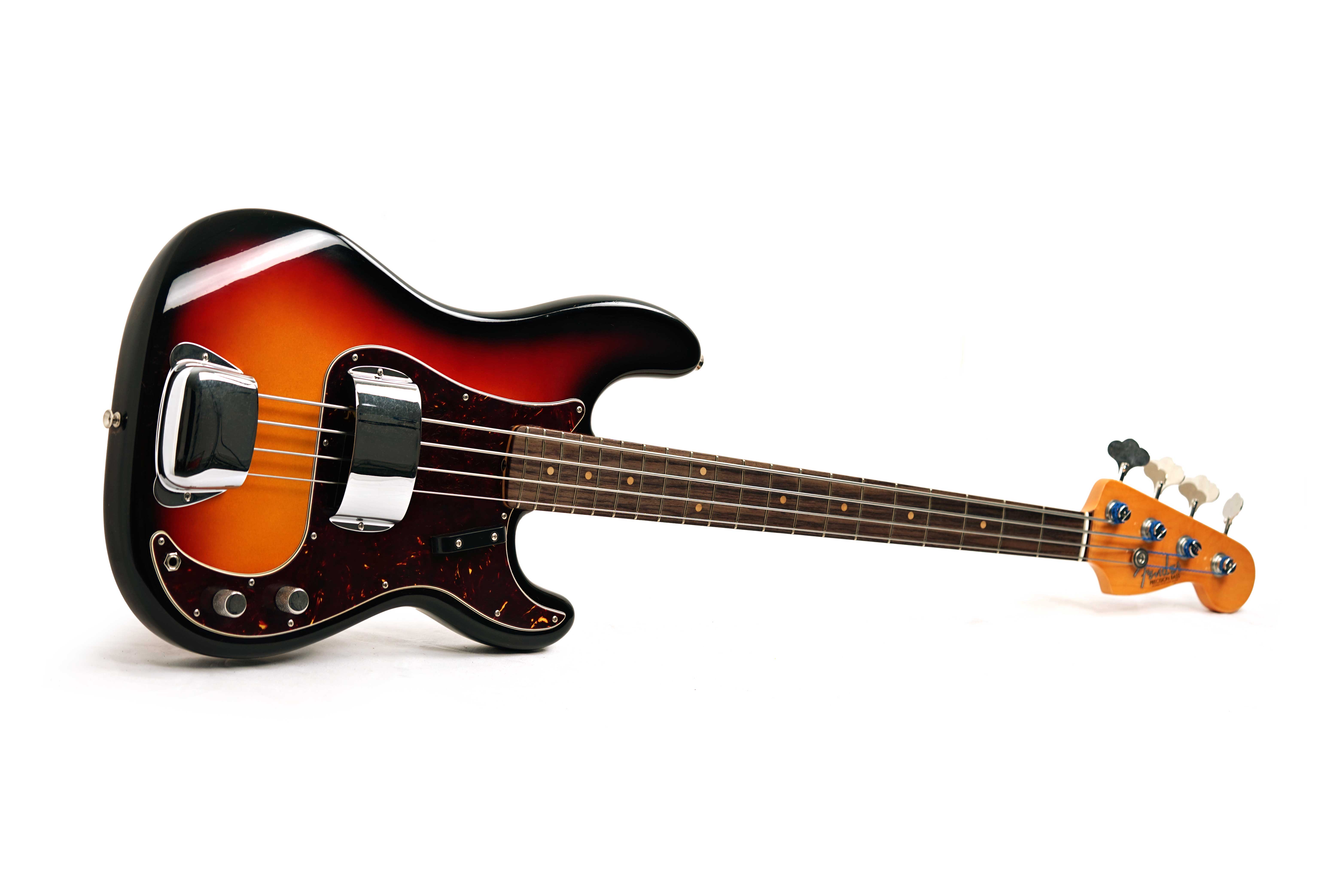 Fender James Jamerson 1962 Precision Bass 3 Tone Sunburst Rosewood Fingerboard #JJ250025