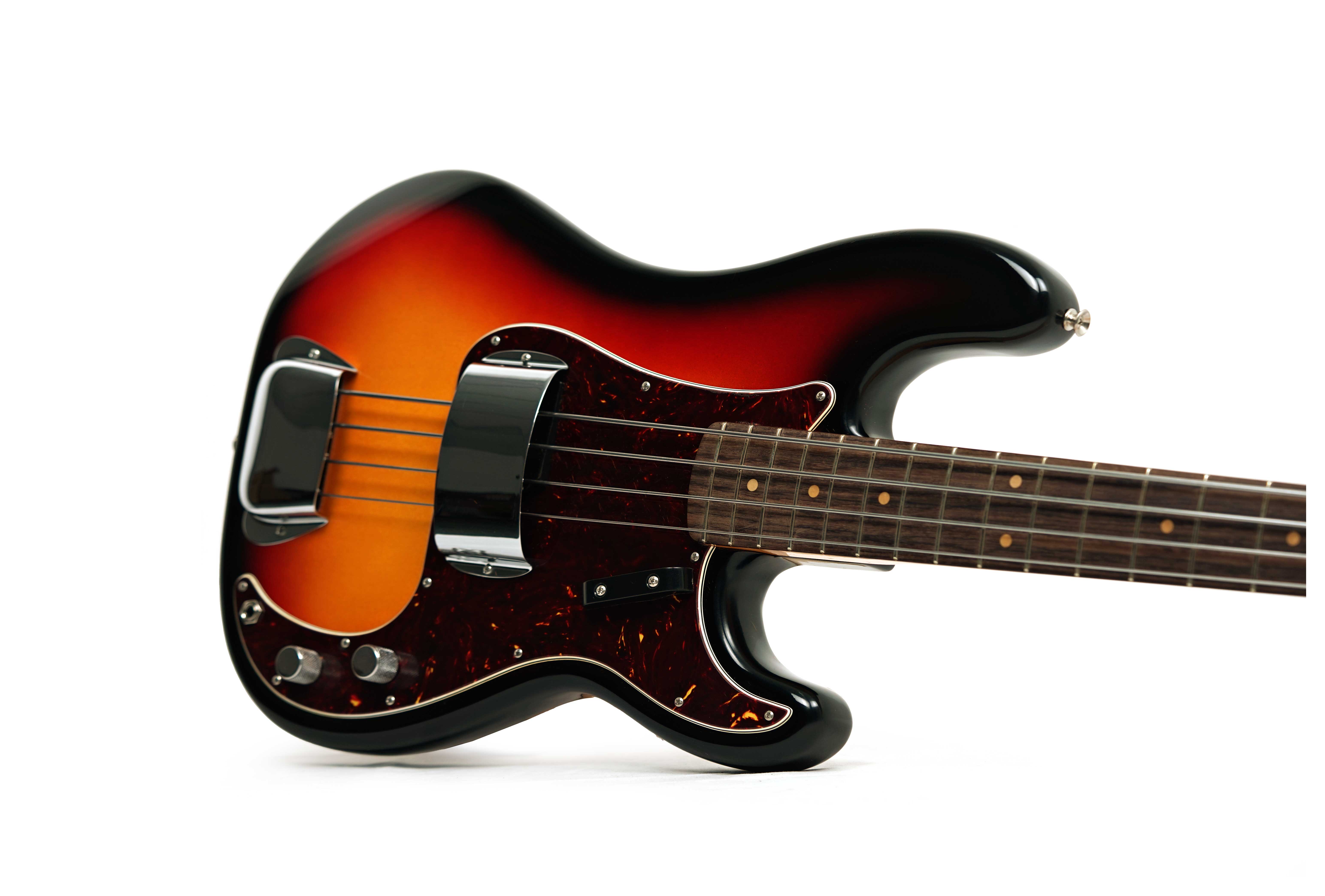 Fender James Jamerson 1962 Precision Bass 3 Tone Sunburst Rosewood Fingerboard #JJ250025
