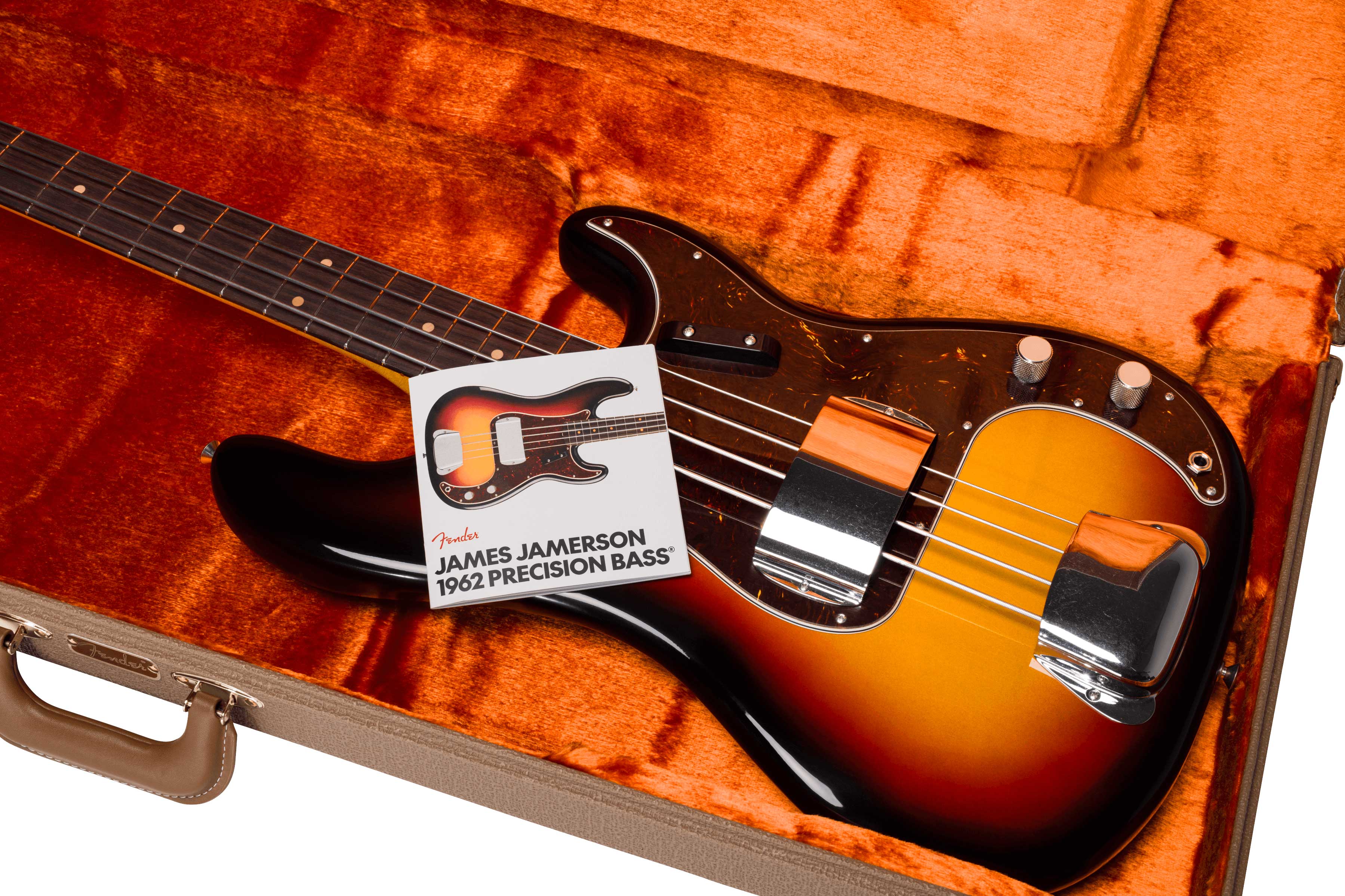 Fender James Jamerson 1962 Precision Bass 3 Tone Sunburst Rosewood Fingerboard