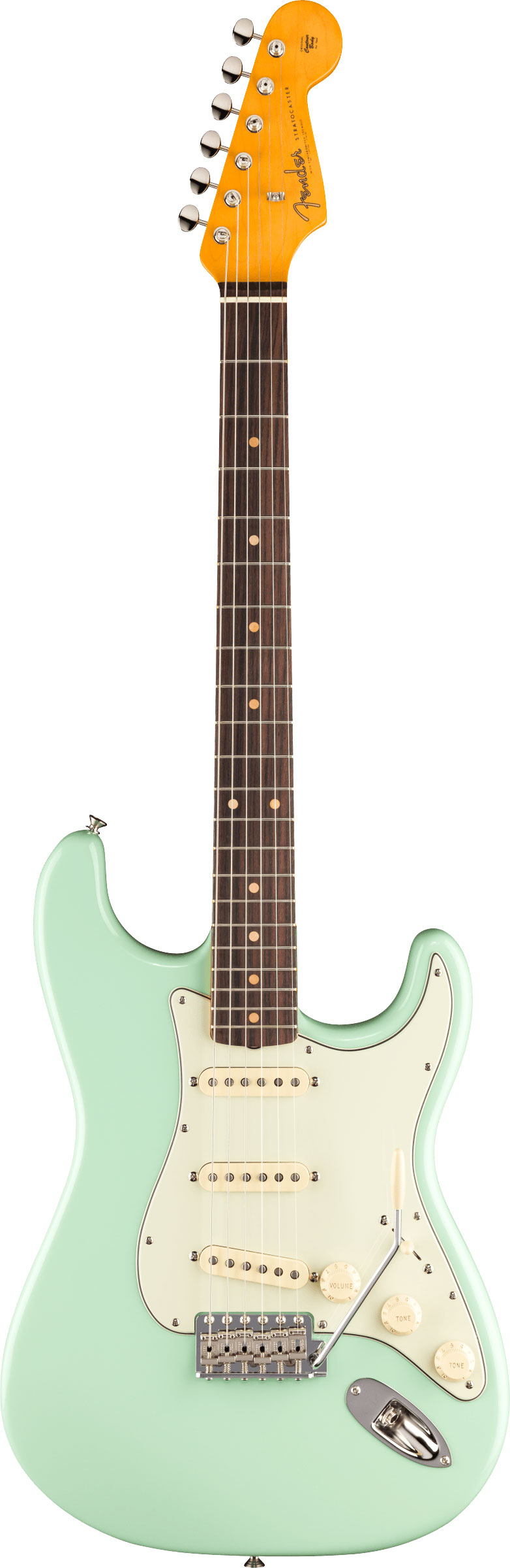 Fender American Vintage II 1961 Stratocaster Surf Green Rosewood Fingerboard