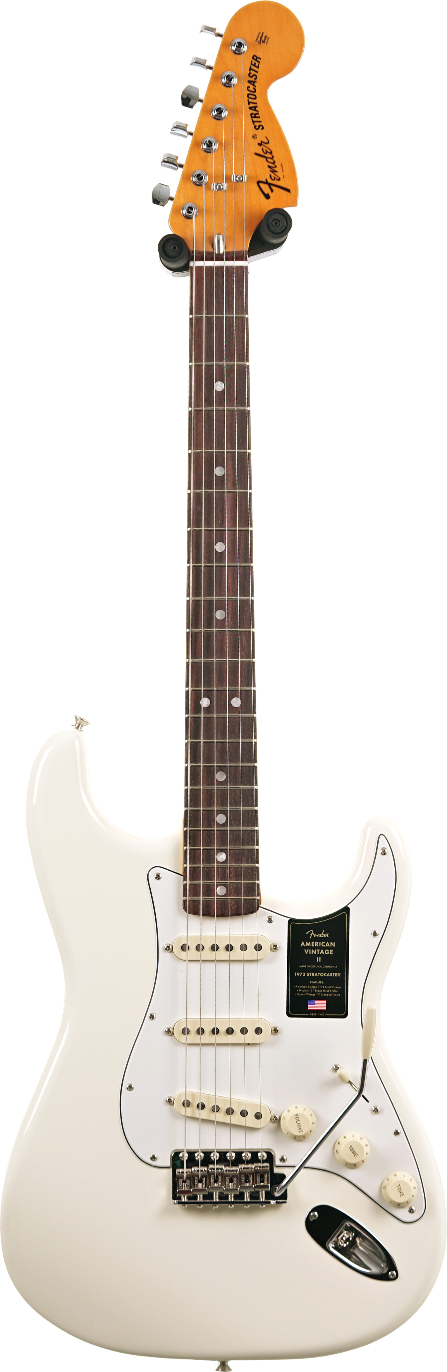 Fender American Vintage II 1973 Stratocaster Olympic White Rosewood Fingerboard #V17324