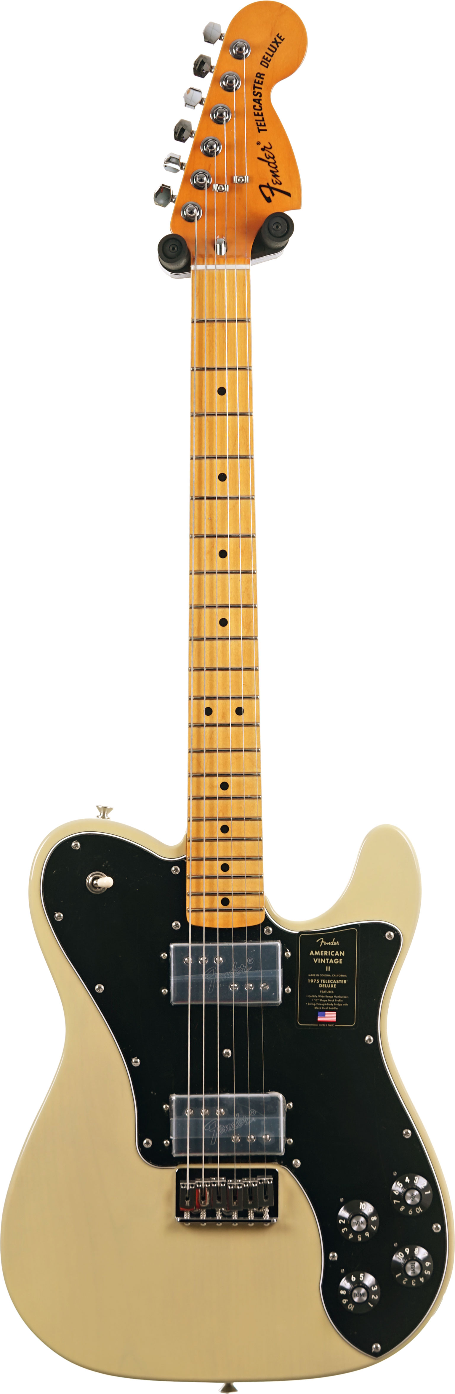 Fender American Vintage II 1975 Telecaster Deluxe Vintage Blonde Maple Fingerboard #V17304