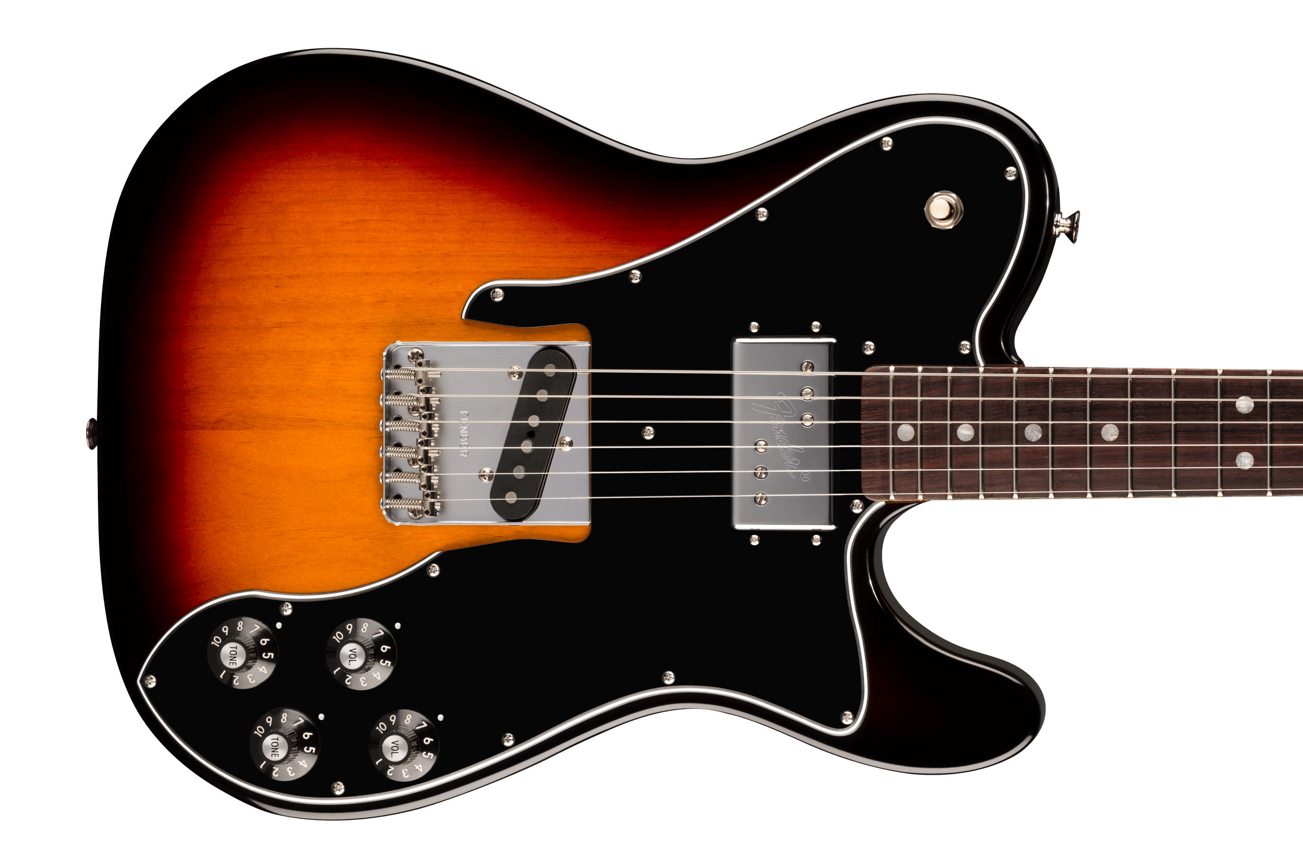 Fender American Vintage II 1977 Telecaster Custom 3 Colour Sunburst Rosewood Fingerboard