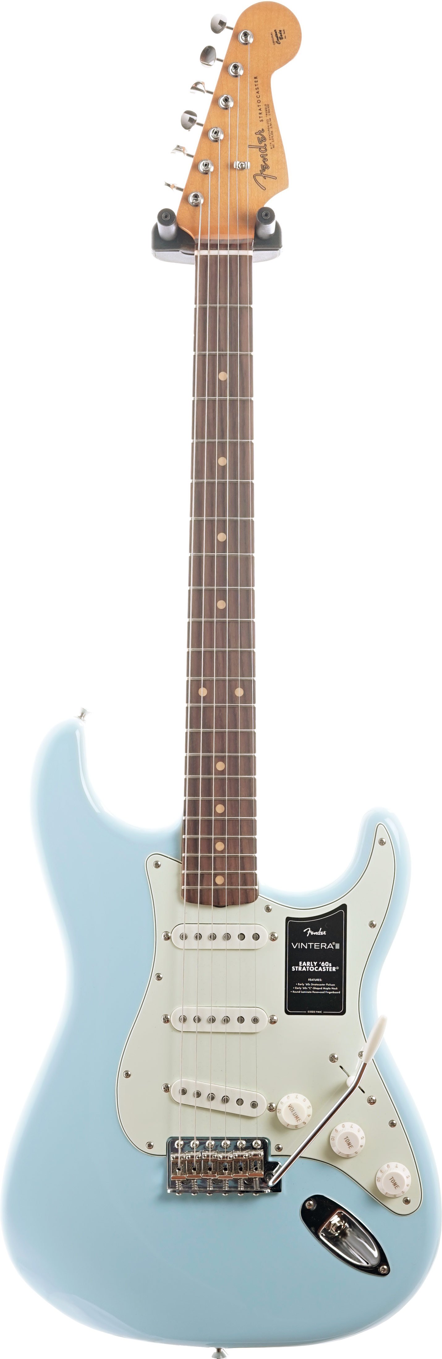 Fender Vintera III Early '60s Stratocaster Rosewood Fingerboard Sonic Blue (Ex-Demo) #mx25164398