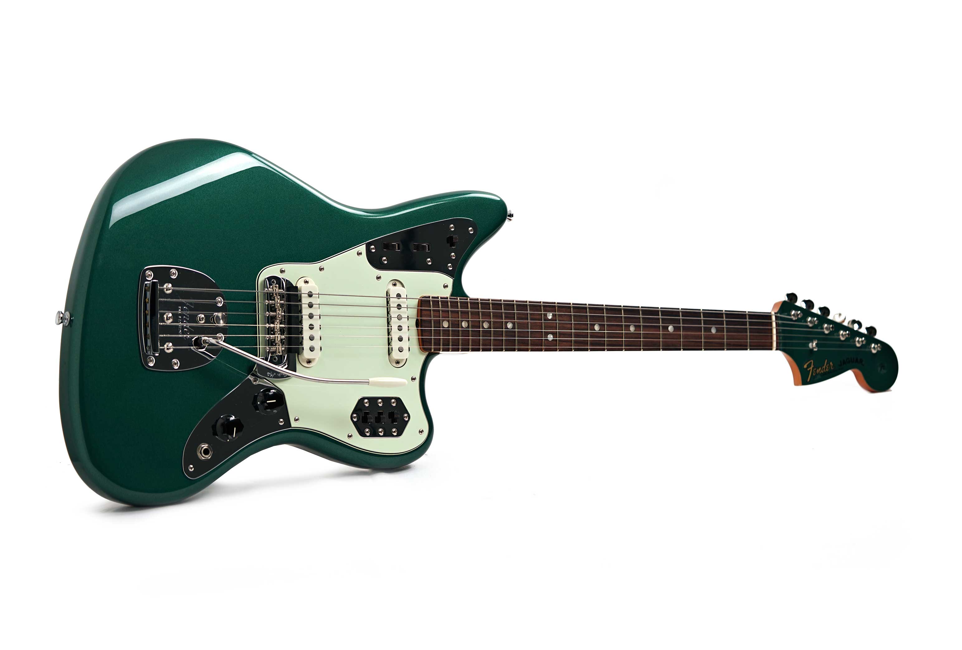 Fender Vintera III Mid 60s Jaguar Rosewood Fingerboard Sherwood Green Metallic (Ex-Demo) #MX26016641