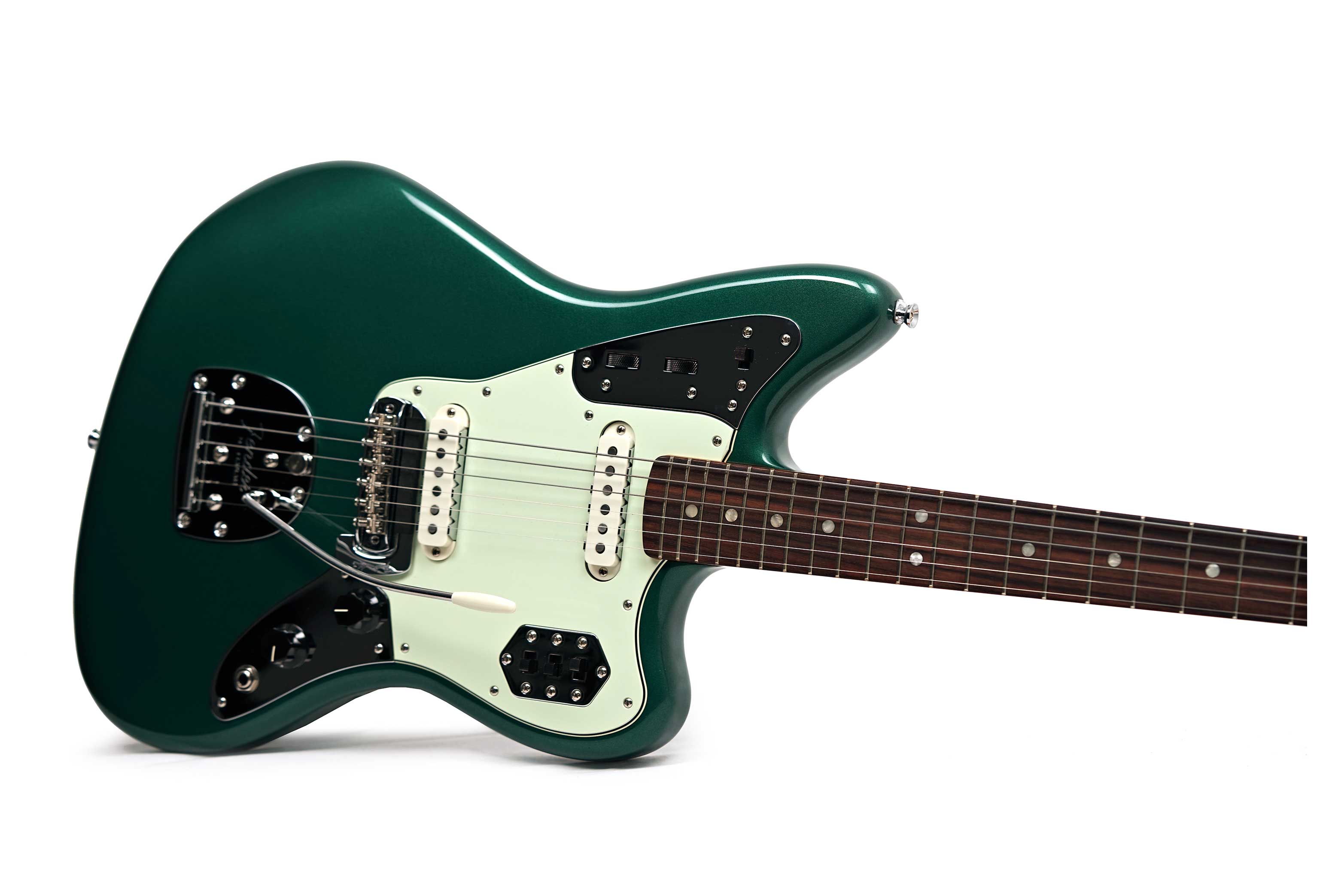 Fender Vintera III Mid 60s Jaguar Rosewood Fingerboard Sherwood Green Metallic (Ex-Demo) #MX26016641