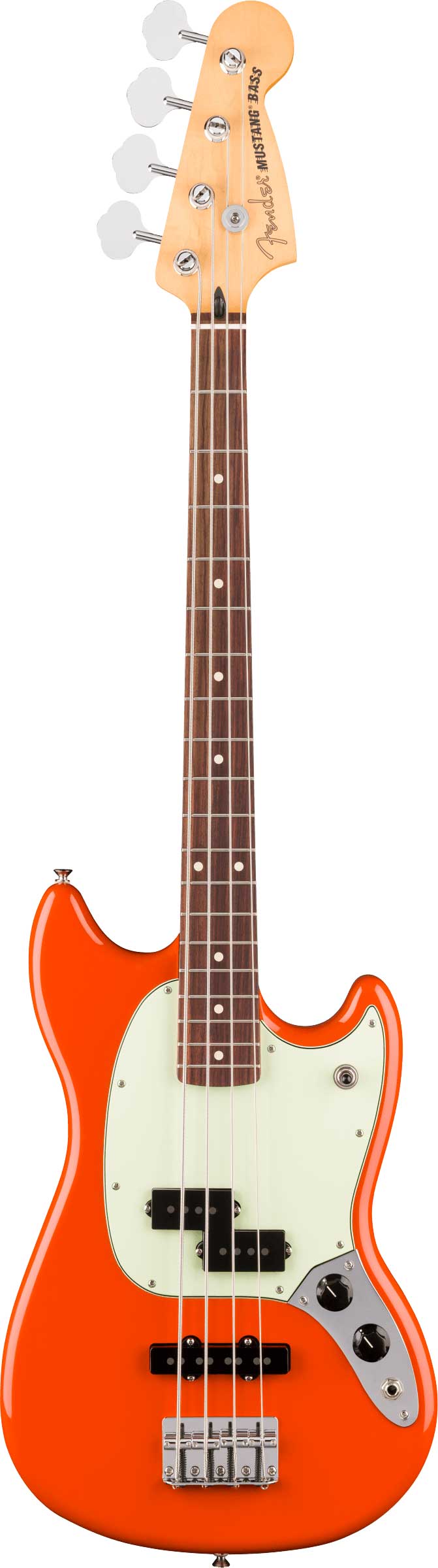 Fender Player II Mustang Bass PJ Rosewood Fingerboard Rallye Orange