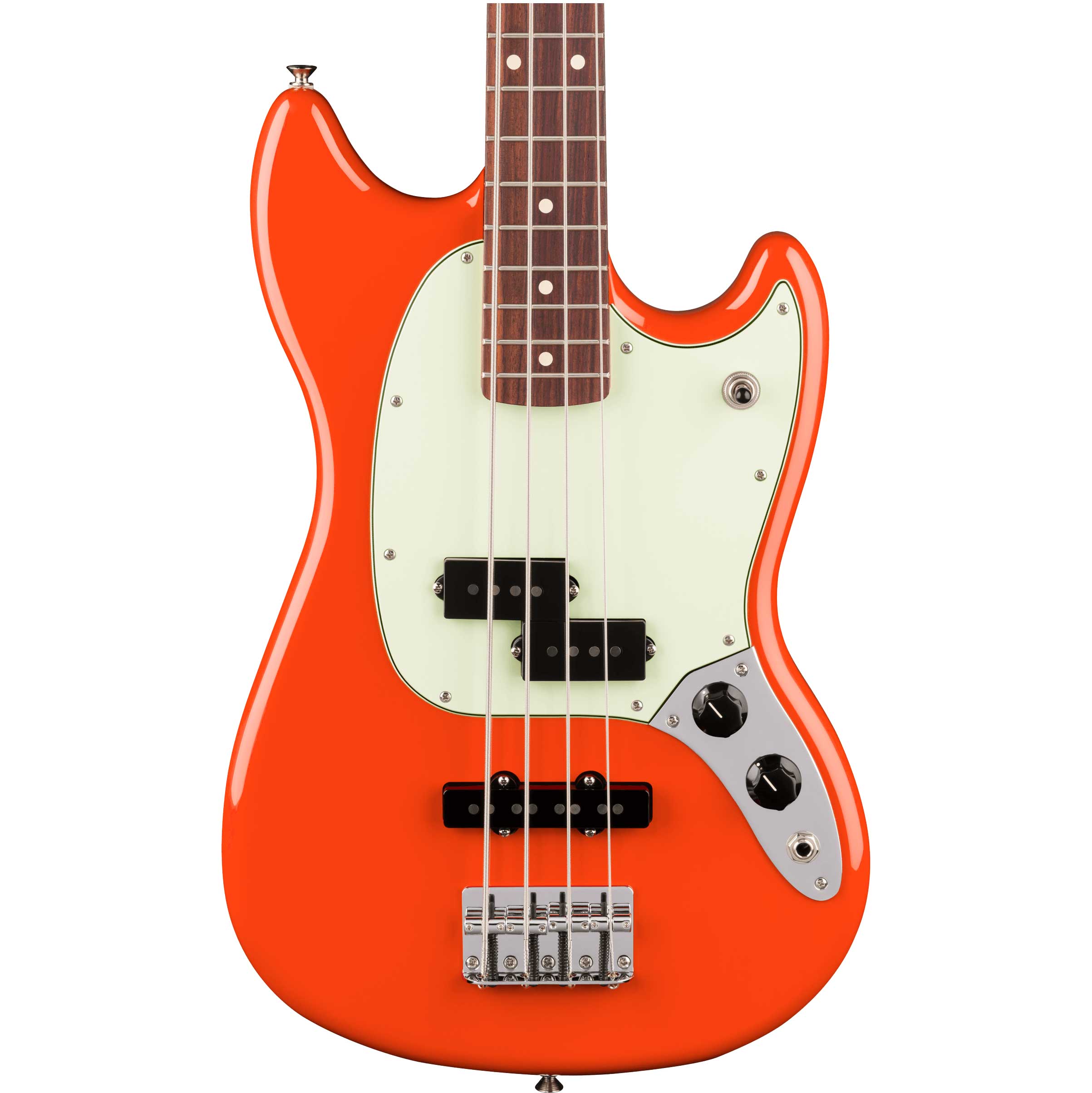 Fender Player II Mustang Bass PJ Rosewood Fingerboard Rallye Orange