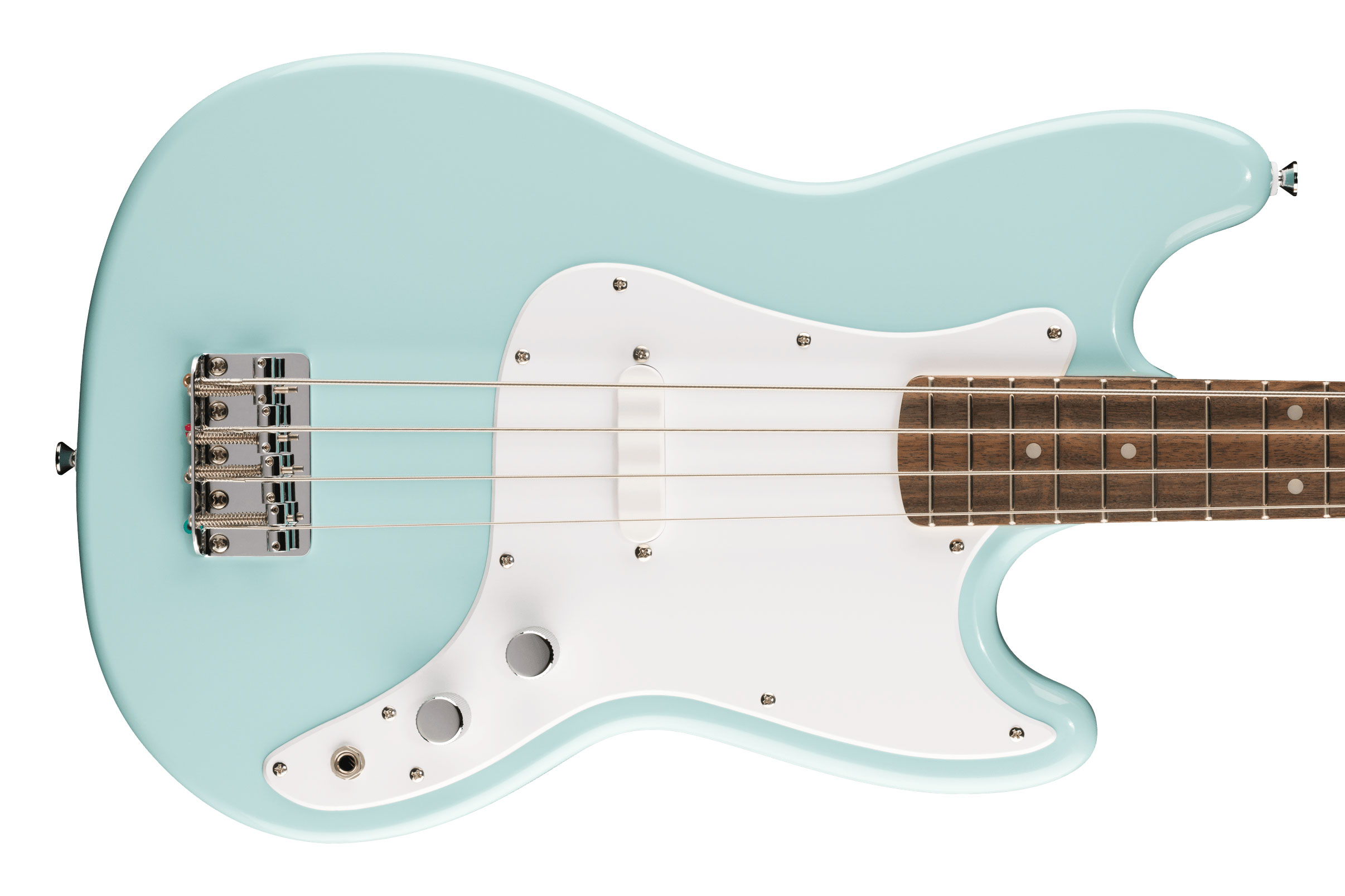 Squier Sonic Bronco Bass Indian Laurel Fingerboard Daphne Blue