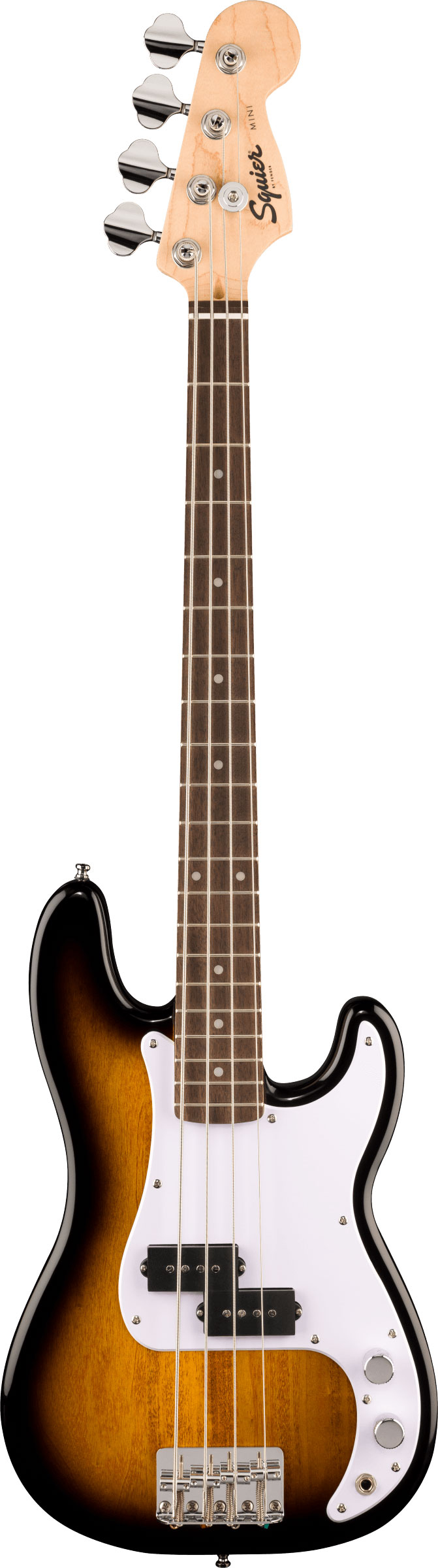 Squier Mini Precision Bass Indian Laurel Fingerboard 2 Colour Sunburst