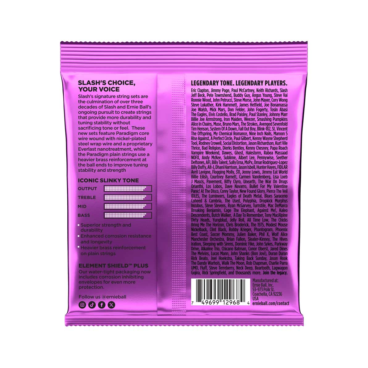 Ernie Ball 2200 Slash Signature Electric Strings 11-48