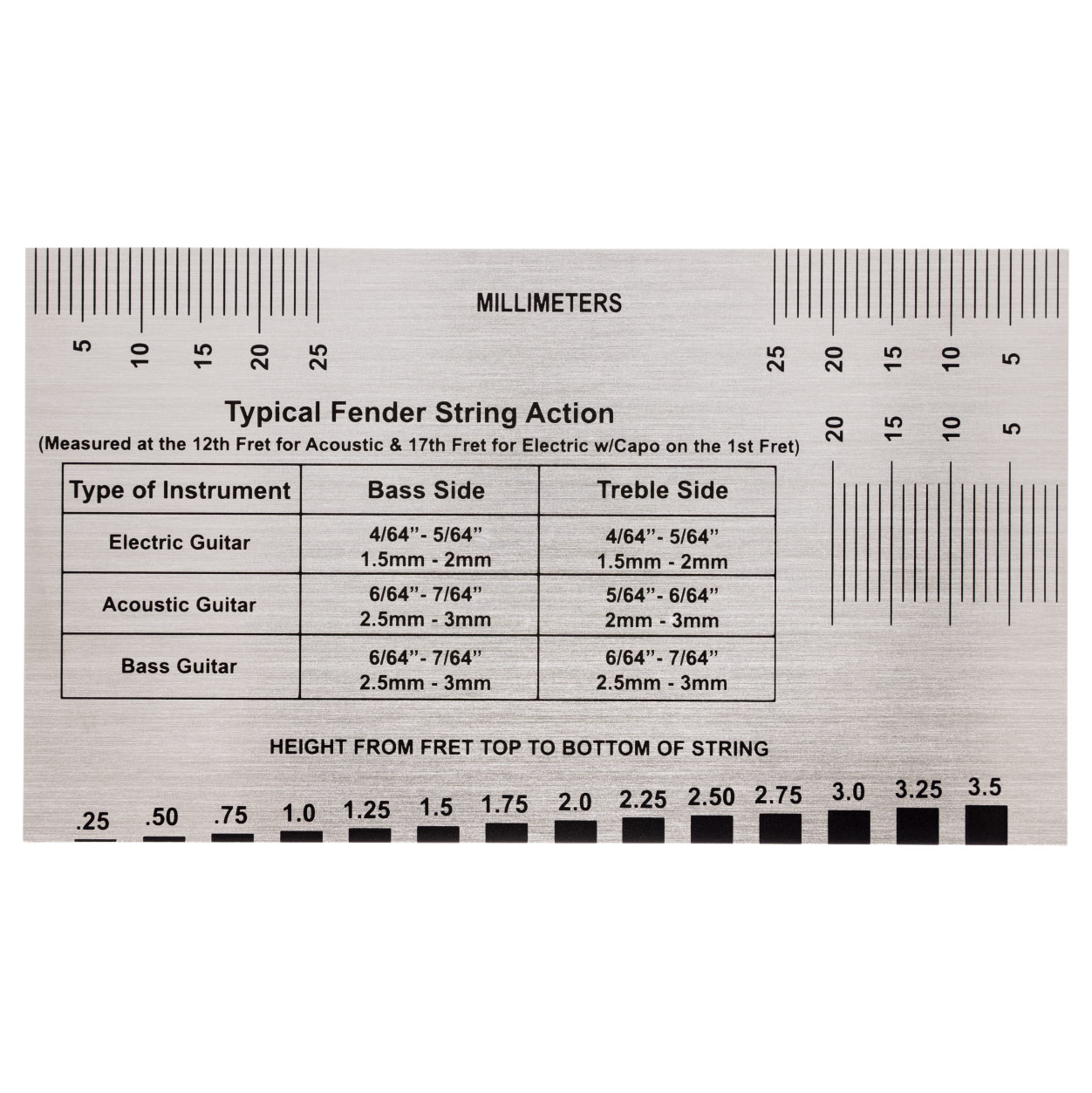 Fender String Action Gauge