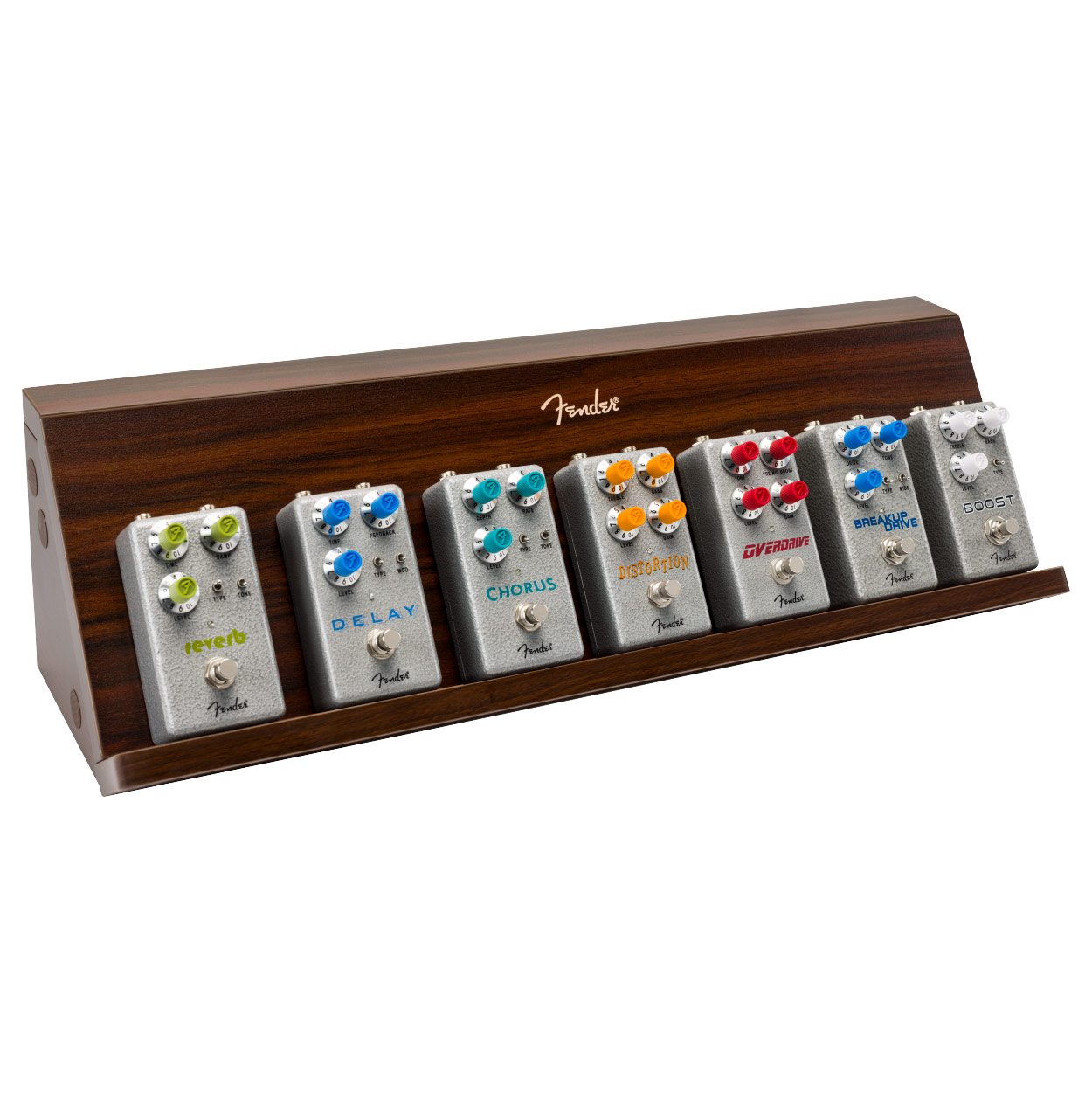 Fender Deluxe Wooden Wall-Mounted Pedal Shelf