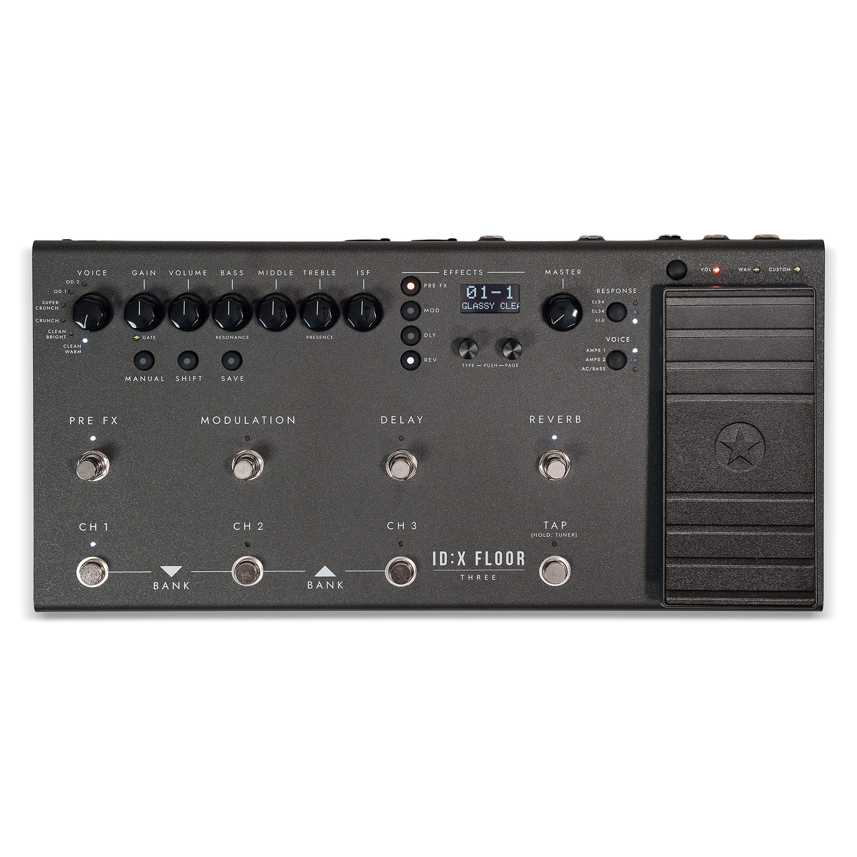 Blackstar ID:X Floor Three Guitar Amp Modeller and Multi Effects Processor Pedal