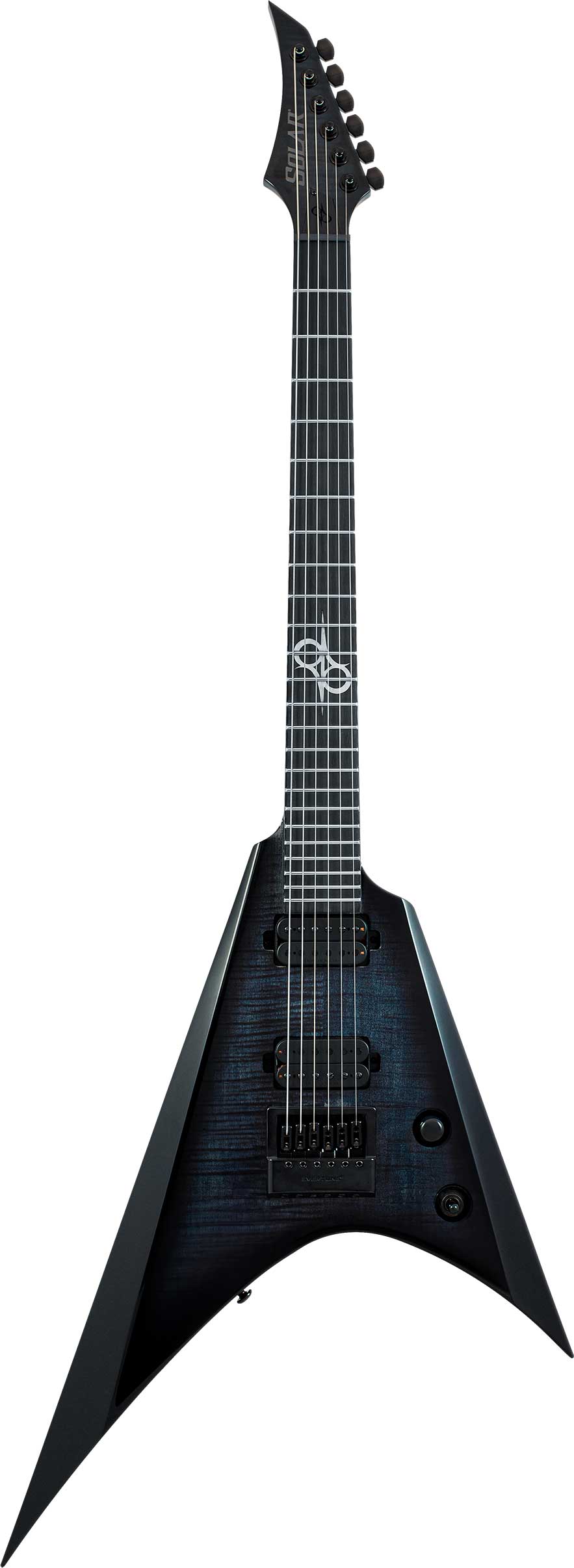Solar Guitars VA1.6FBB+ Flame Black Burst Gloss