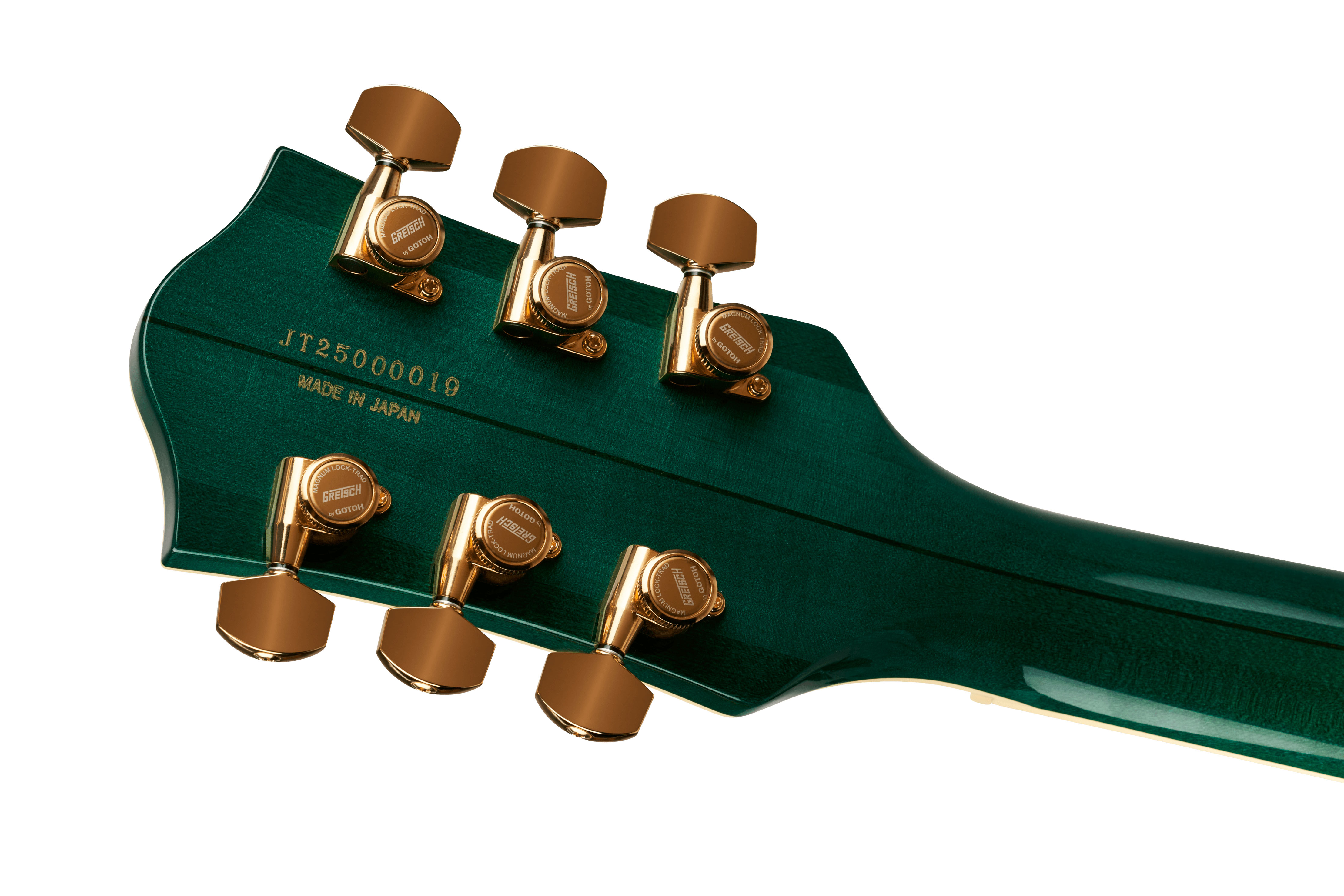 Gretsch Broadkaster Jr. LX Figured CB with String Thru Bigsby and Gold Hardware Ebony Fingerboard Tropic Aura