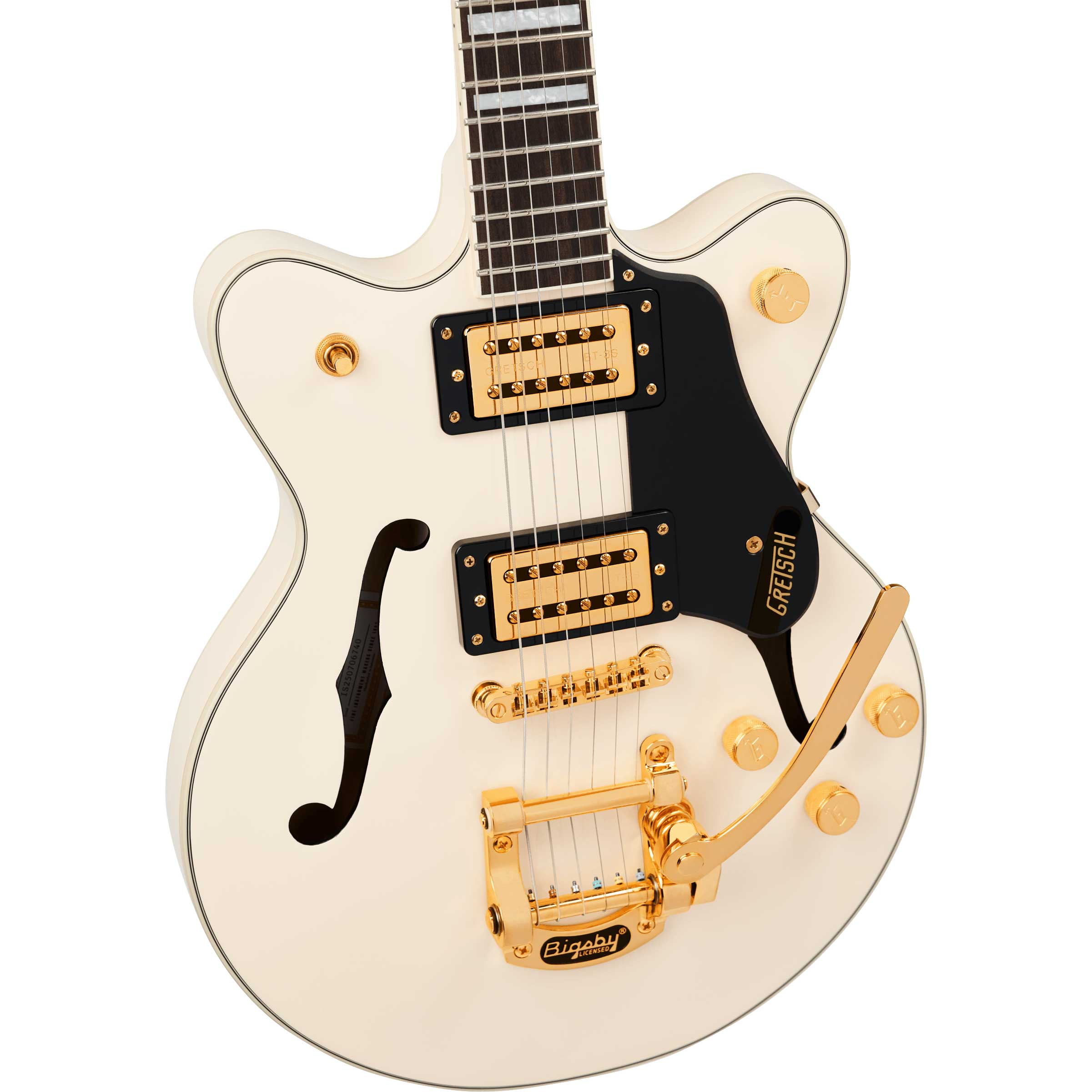 Gretsch G2655TG Streamliner Center Block Jr. Double-Cut with Bigsby Limited Edition Vintage White