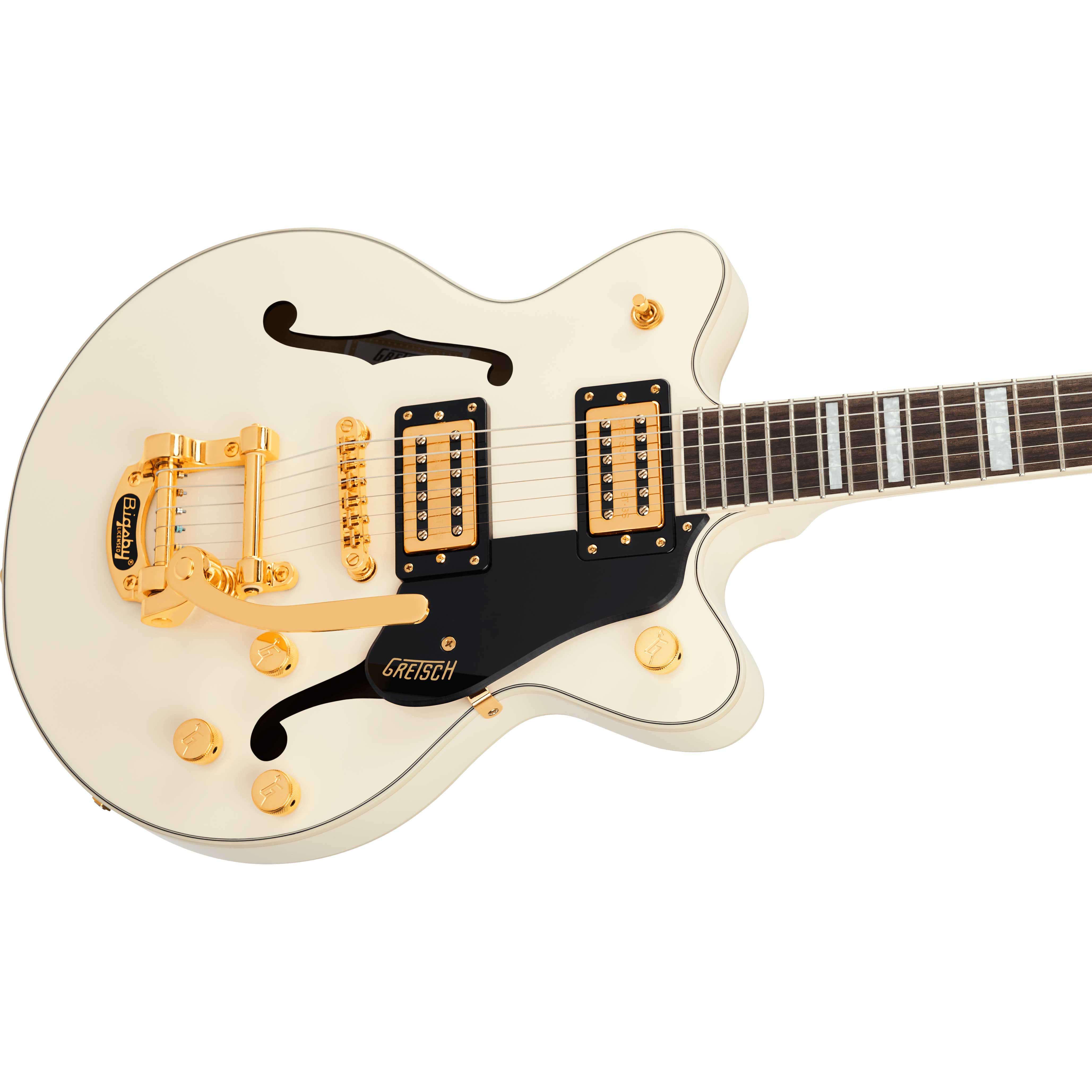 Gretsch G2655TG Streamliner Center Block Jr. Double-Cut with Bigsby Limited Edition Vintage White