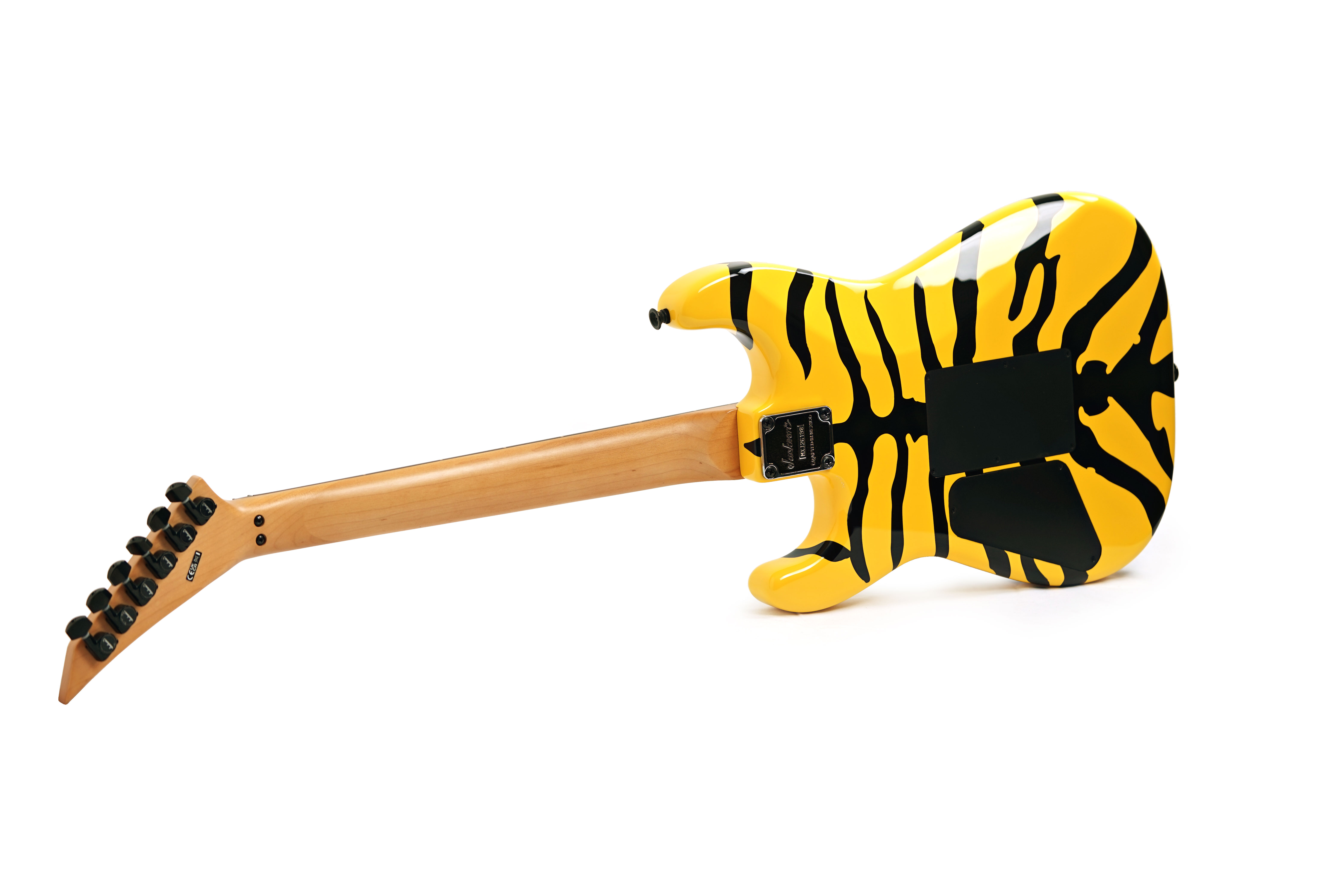 Jackson Pro Origins 1985 Limited Edition San Dimas SD1 HH FR Ebony Fingerboard Yellow Bengal