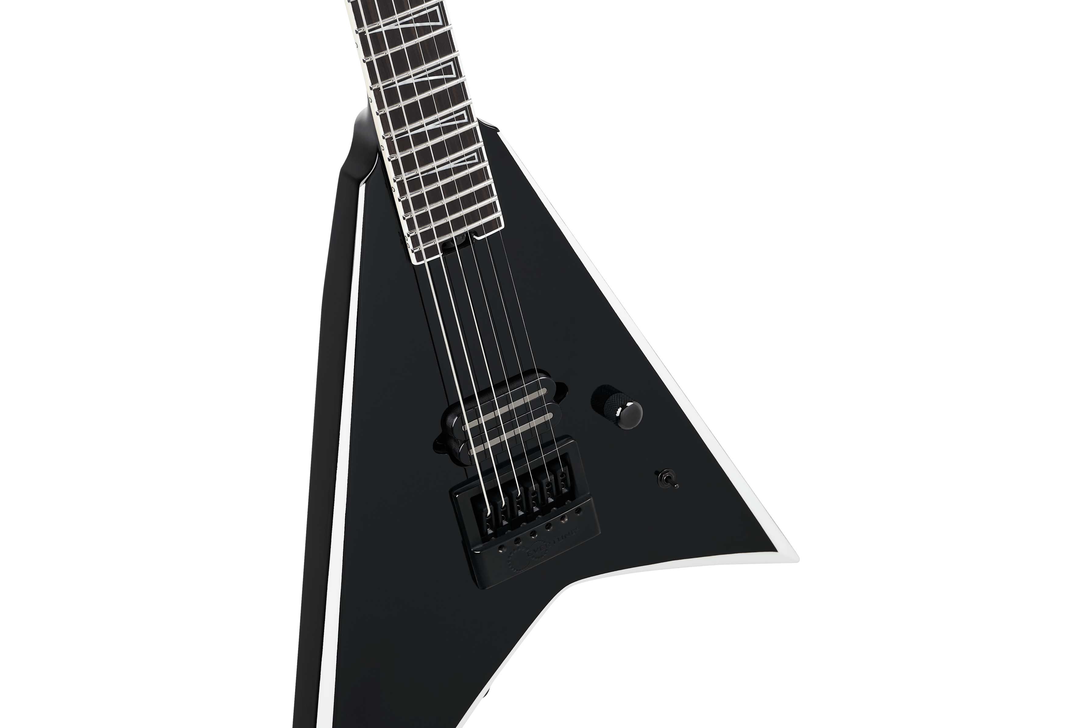 Jackson Pro Plus Series Signature Christian Andreu Rhoads RR24 EVTN Ebony Fingerboard Black with White Bevels