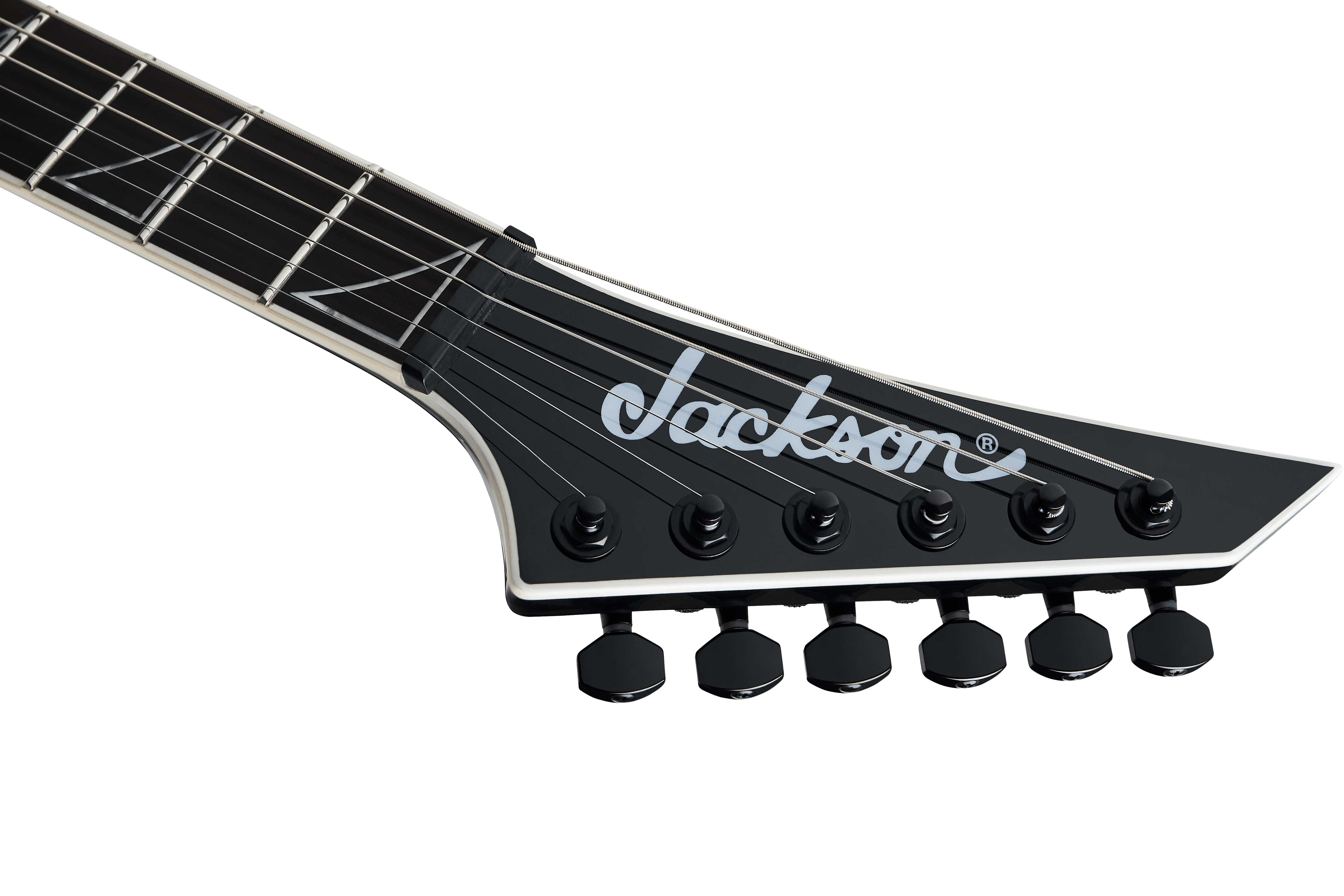 Jackson Pro Plus Series Signature Christian Andreu Rhoads RR24 EVTN Ebony Fingerboard Black with White Bevels