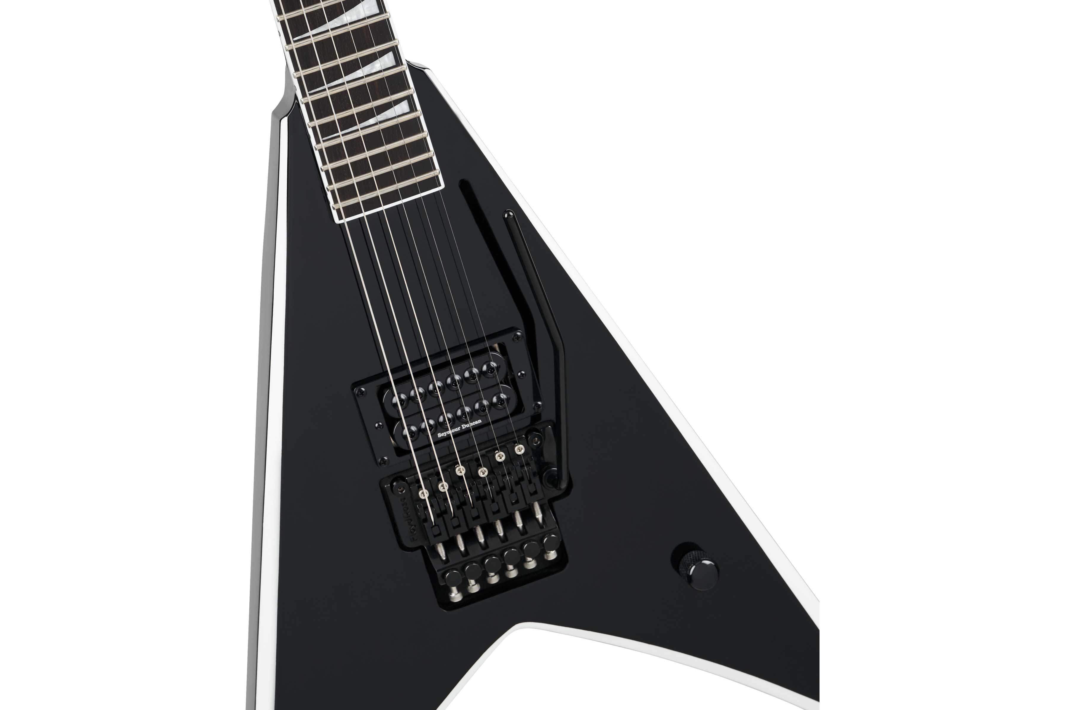 Jackson Pro Series Signature Wes Borland King V KV Black with White Bevels
